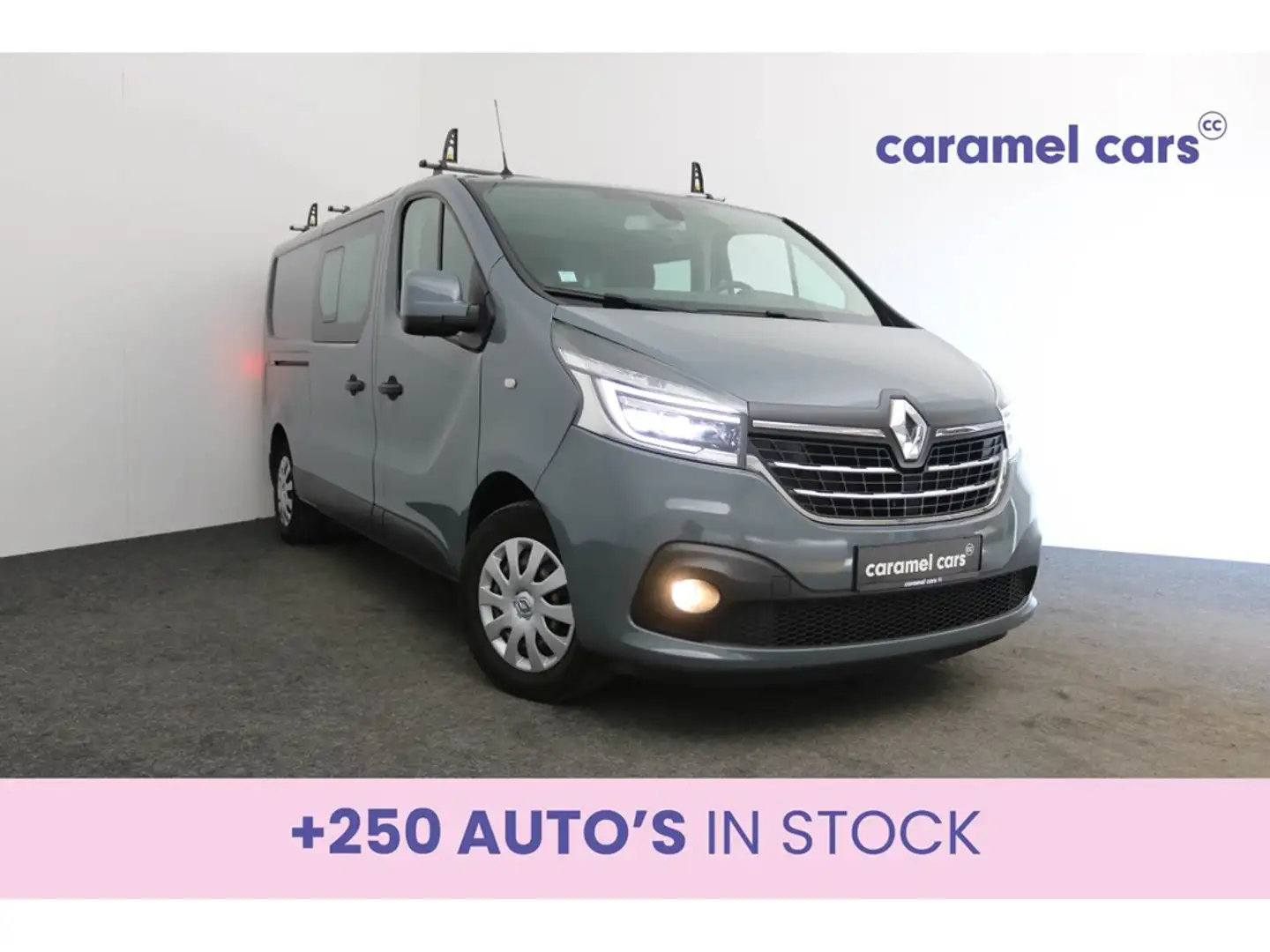 Renault Trafic DUBBELE CABINE AUTOMAAT 2.0D *DAB*GPS*CAMERA+SENSO Gris - 1