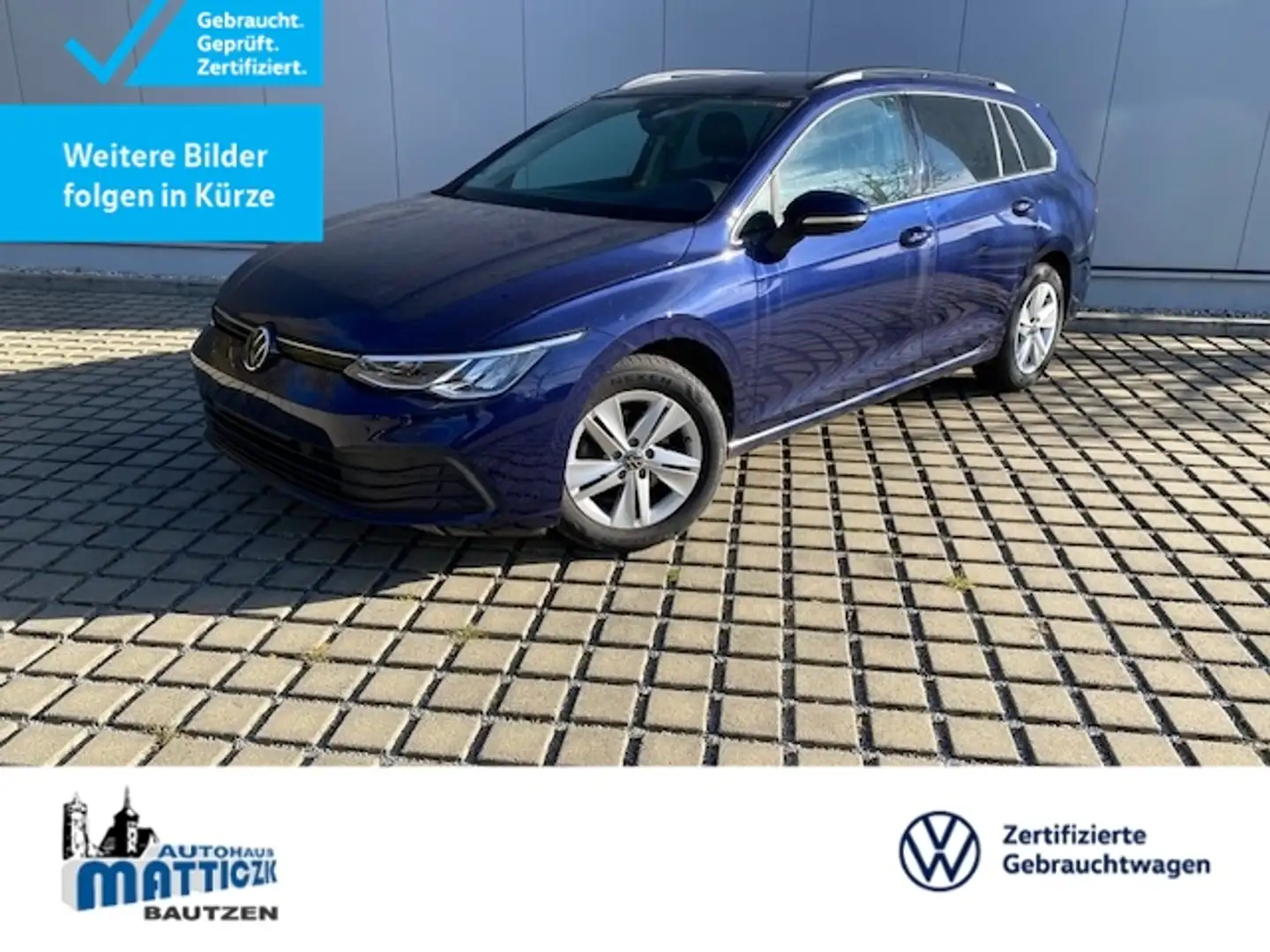 Volkswagen Golf Variant VIII Variant 1.5 TSI Life LED/16-ZOLL/APP-CONNECT Blau - 1