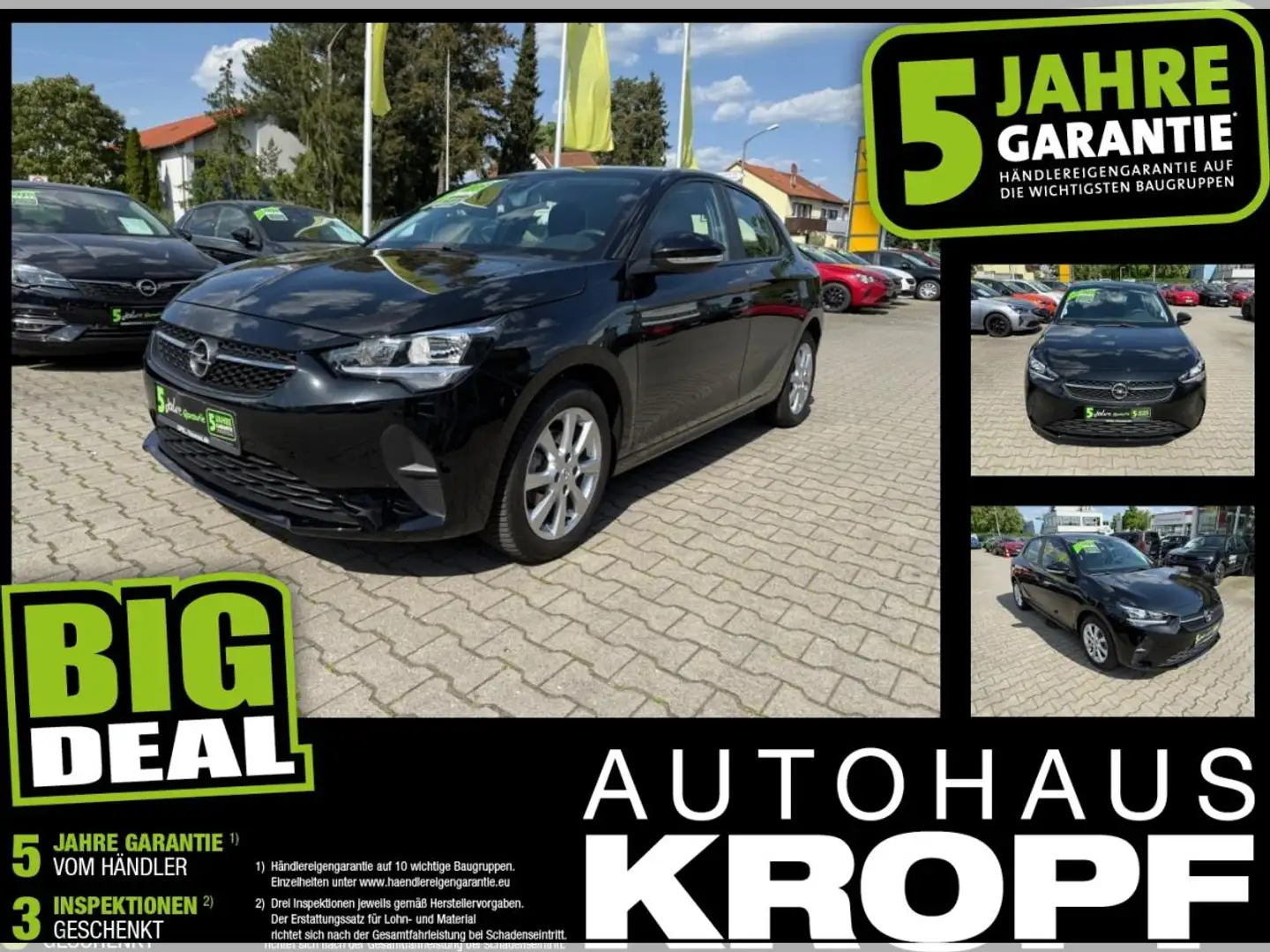 Opel Corsa F 1.2 **PDC SpurH SHZ LKH** Schwarz - 1