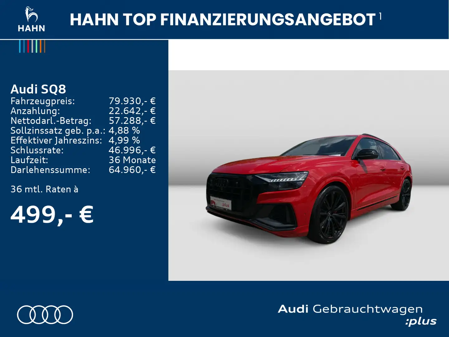 Audi SQ8 TFSI quattro tiptronic B&O Matrix Pano Stand Rot - 2