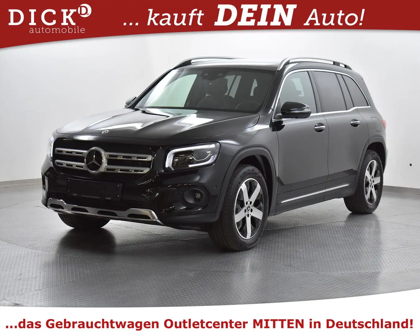 Mercedes-Benz GLB 200 d Progress EXCLUS+STDHZ+MEMO+360+AHK+HEAD Schwarz - 2