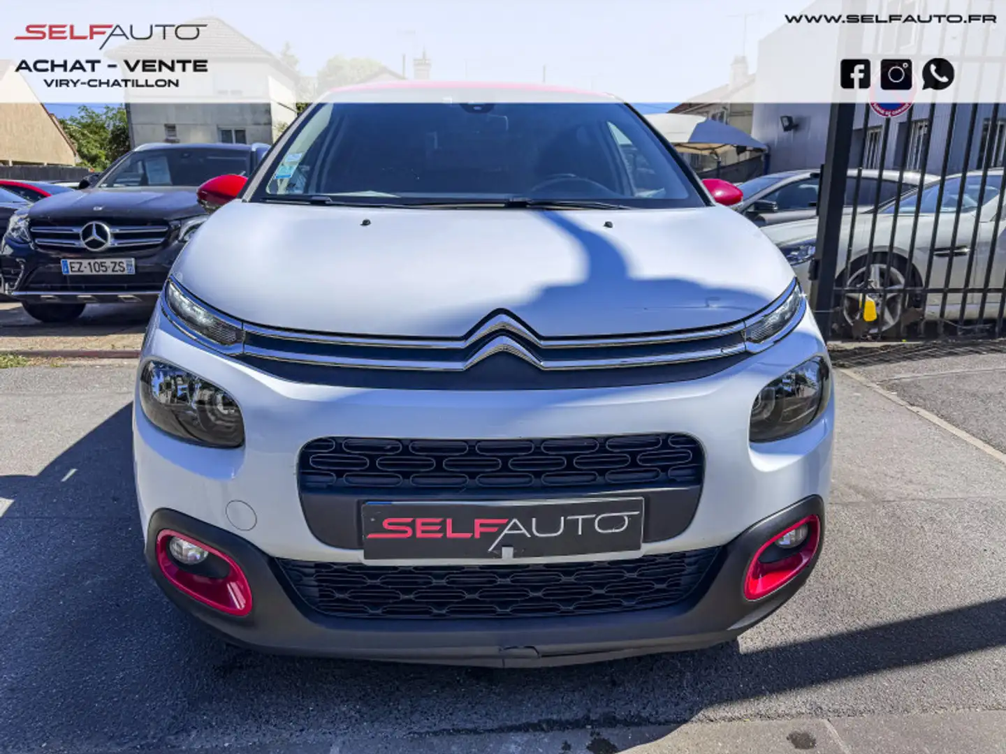Citroen C3 BLUEHDI 100CH GRAPHIC S\u0026S E6.D-TEMP Blanc - 2