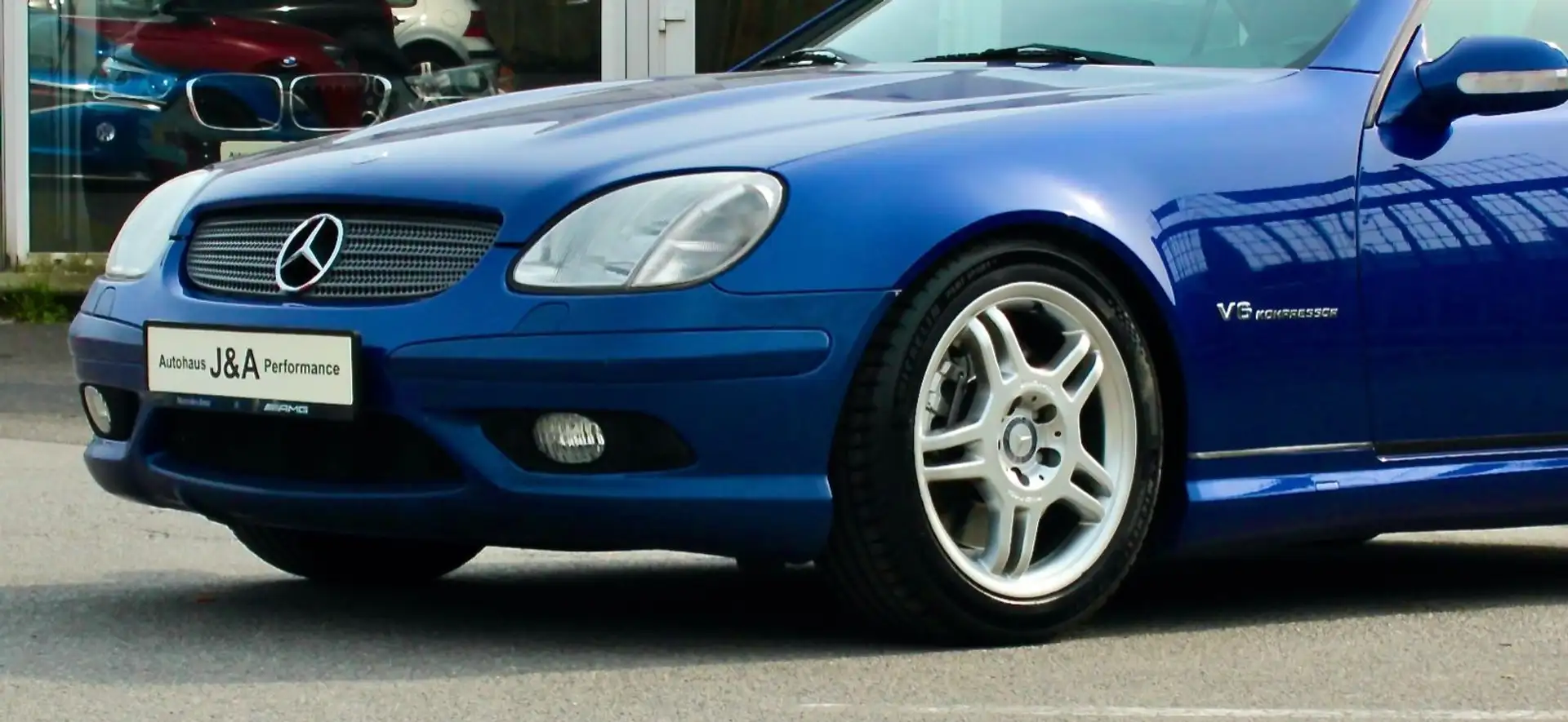 Mercedes-Benz SLK 32 AMG /LEDER/NAVI/TOP ZUSTAND/DEUTSCH Blau - 1