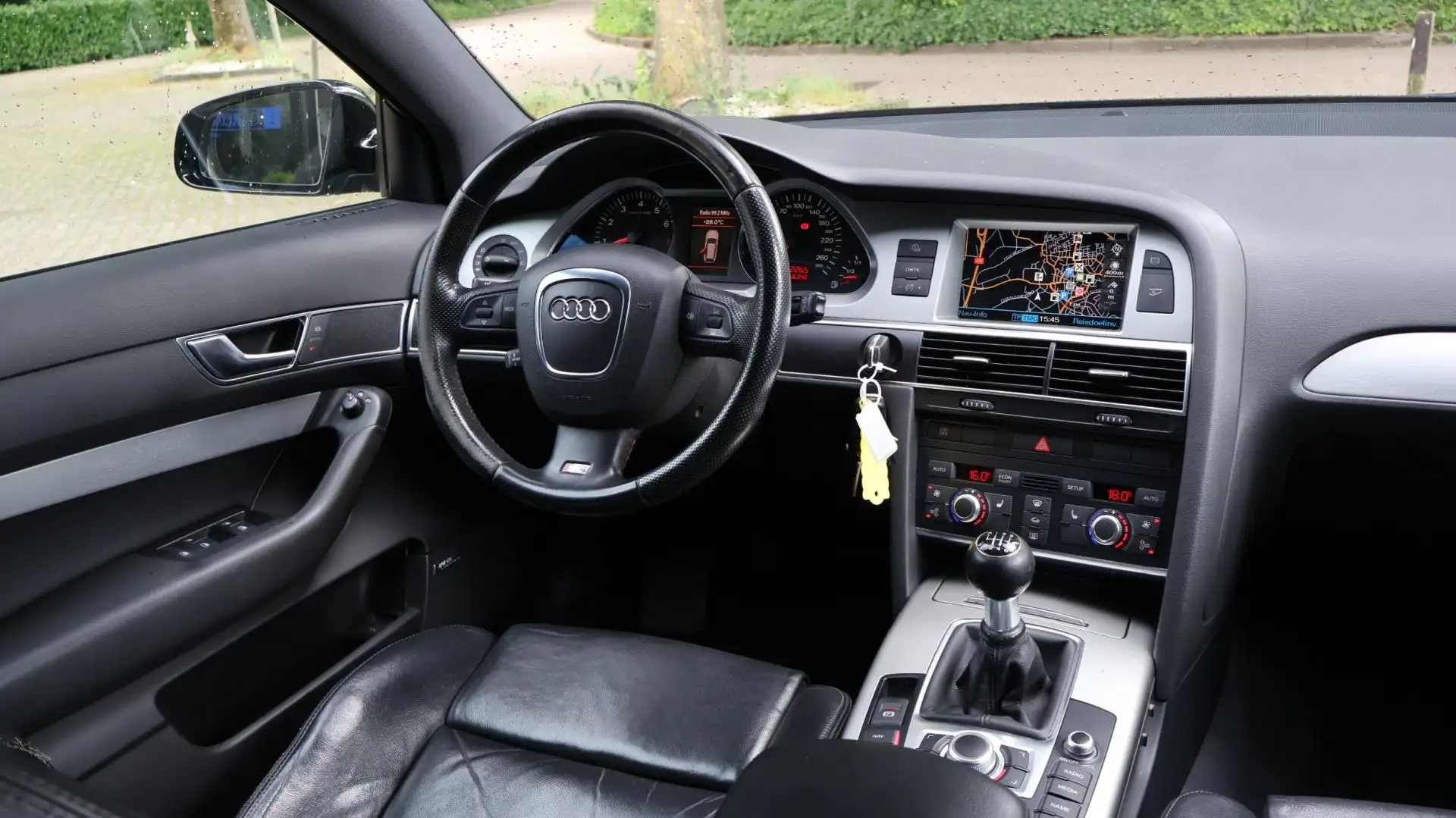 Audi A6 Avant 2.8 FSI Pro Line S|Clima|Cruise|PDC|Stoel.v Black - 2