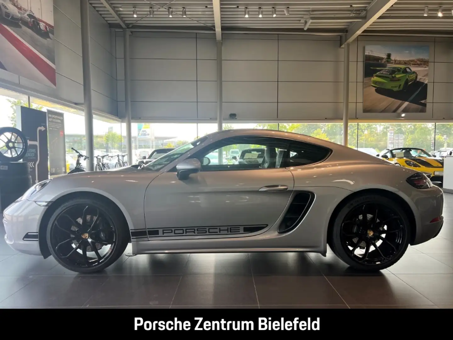 Porsche Cayman 718 Style Edition Rückfahrkamera Leder Silber - 2