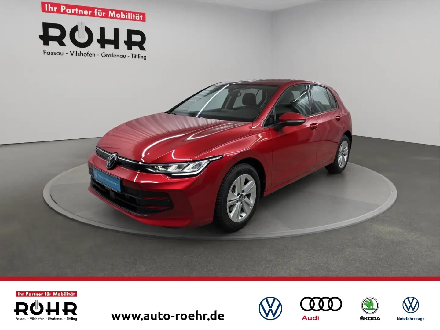 Volkswagen Golf VIII Basis (12/2029Garantie.Sitzheizung.DAB+) 1.5 Rot - 1