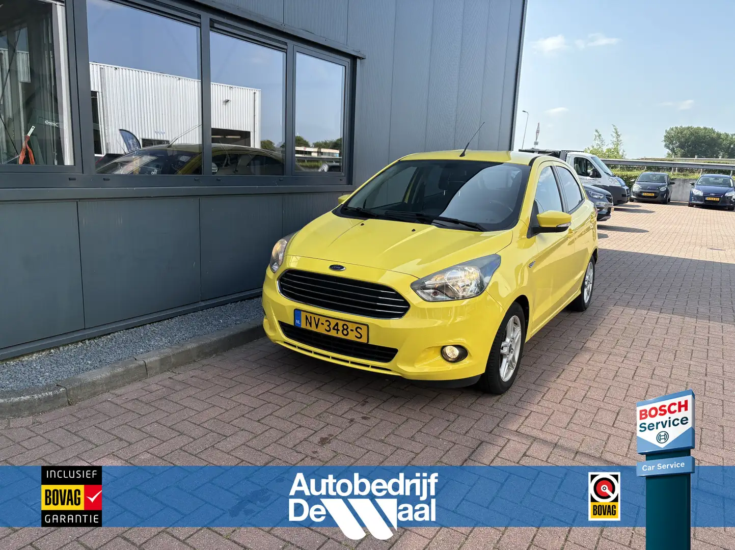 Ford Ka/Ka+ 1.2 Trend Ultimate 5-drs. AIRCO/CRUISE/MEDIA/PDC/1 Geel - 1