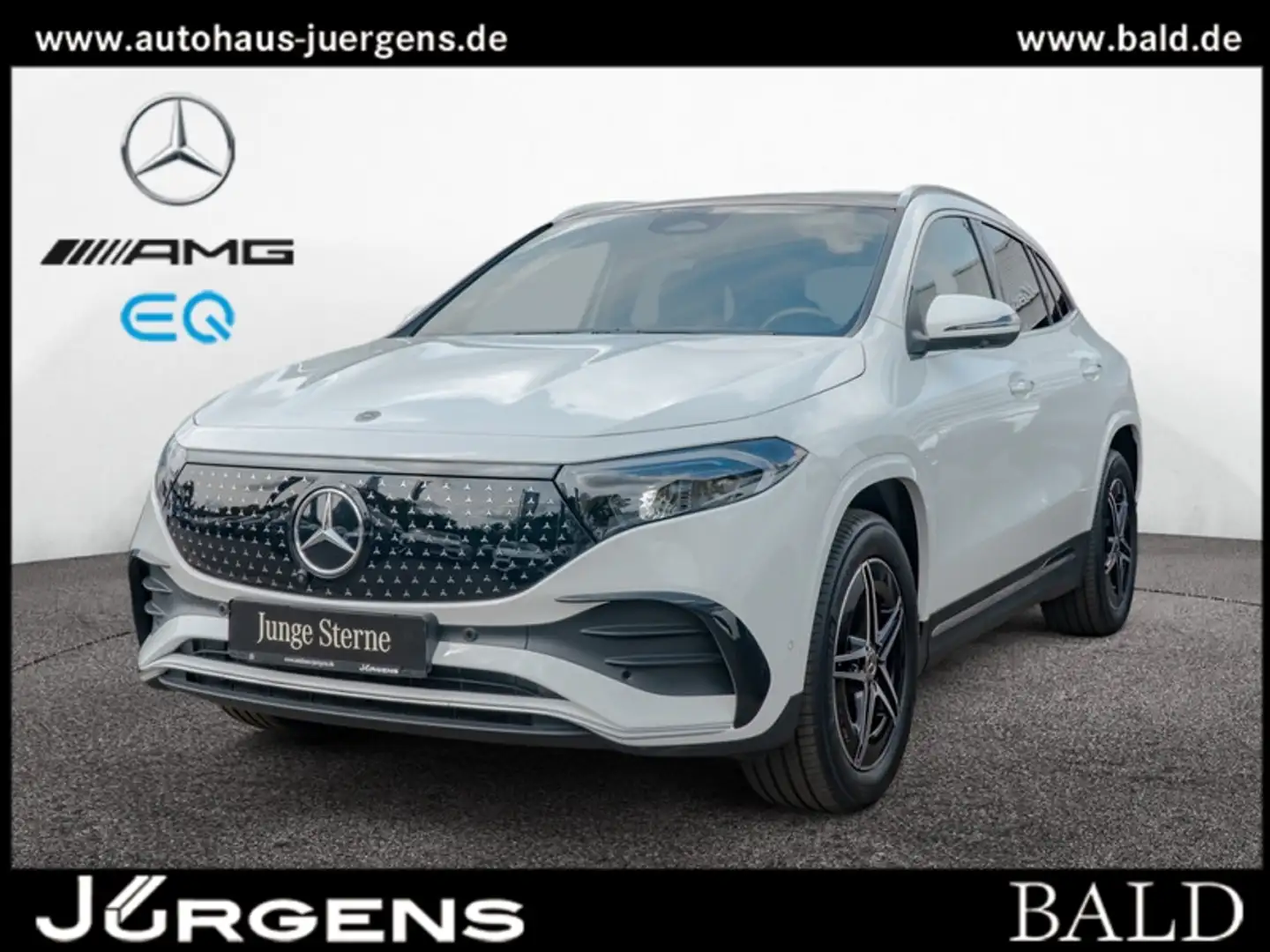 Mercedes-Benz EQA 350 4M AMG-Sport/LED/360/Pano/Totw/Keyl/18' Blanc - 1