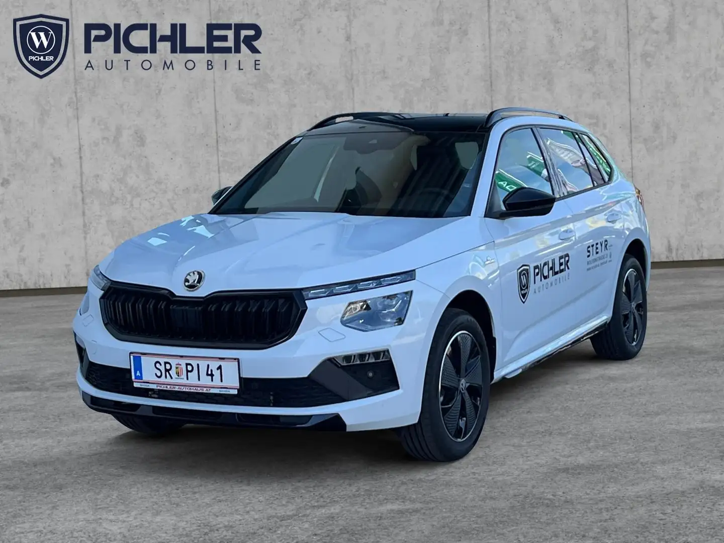 Skoda Kamiq Monte Carlo TSI DSG Weiß - 1