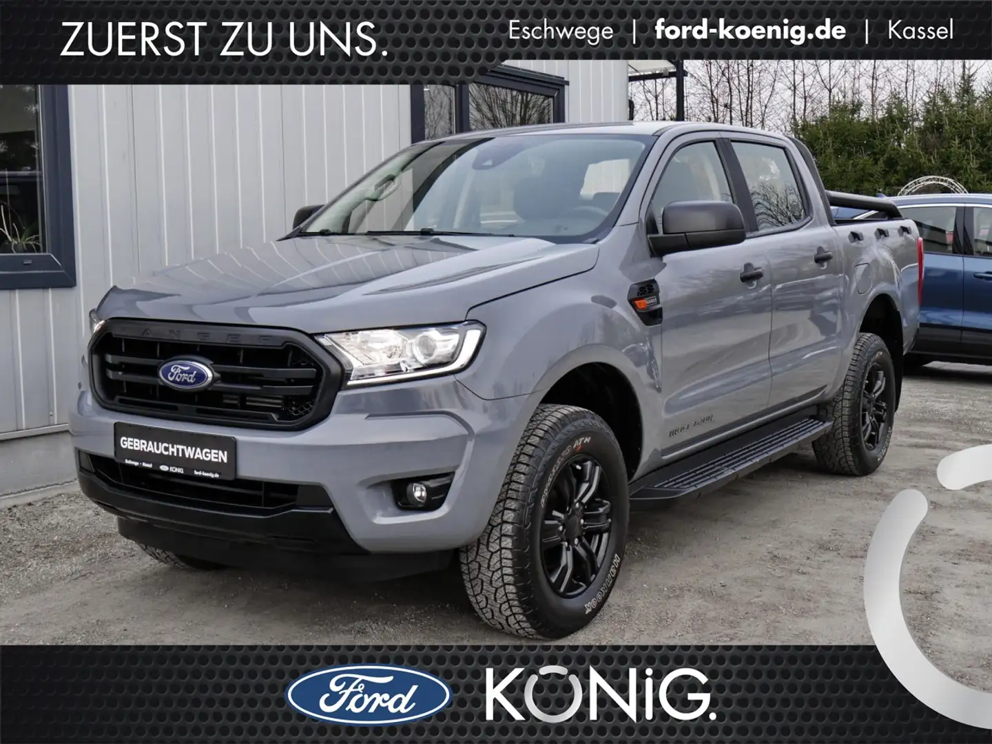 Ford Ranger Wolftrak Wildtrak Navi+ParkPilot+Sitzhzg. Klima Gris - 1
