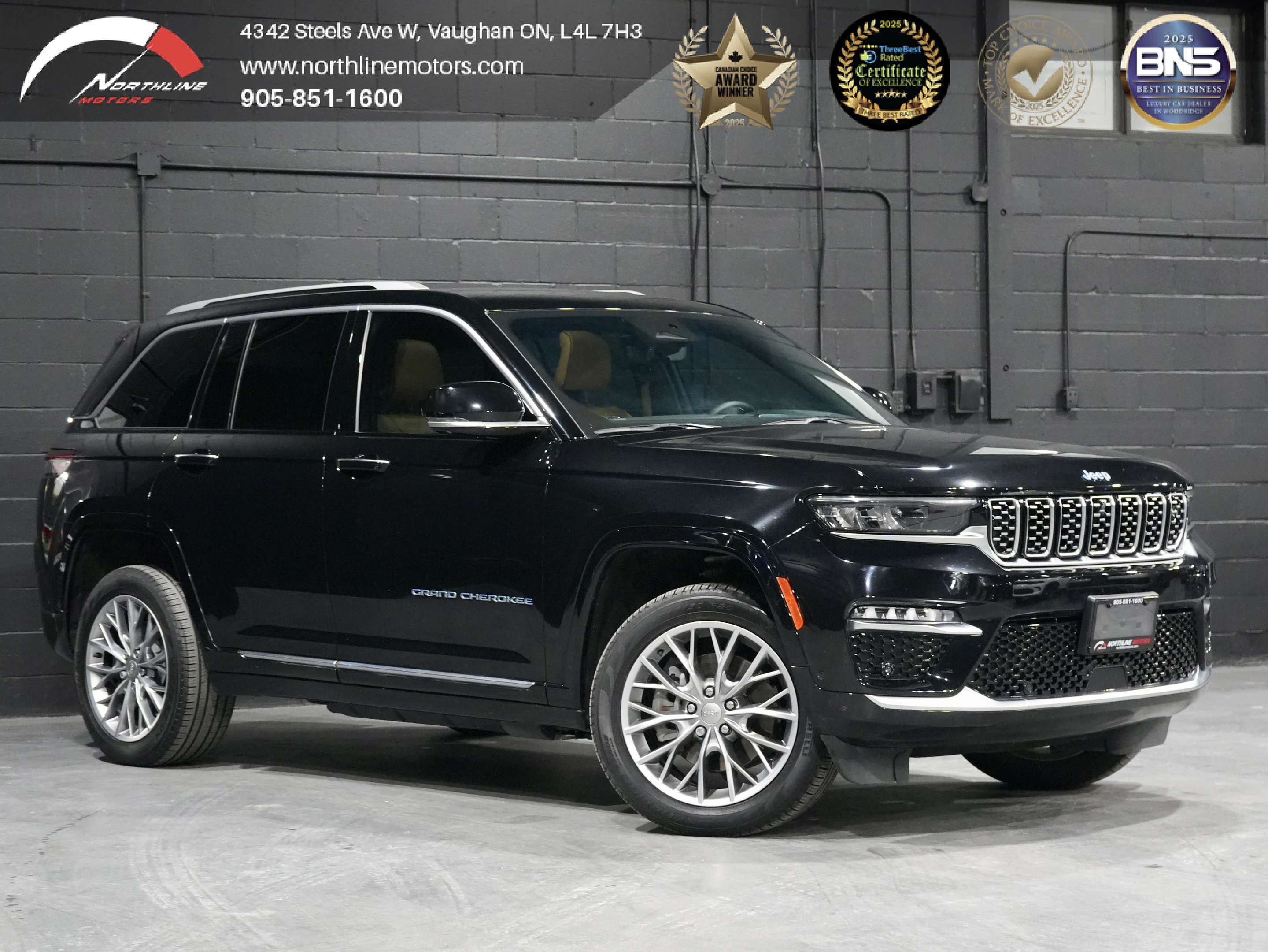 Black 2023 Jeep Grand Cherokee 4xe Summit 4WD SUV / Crossover Four-Wheel Drive 8-Speed Automatic