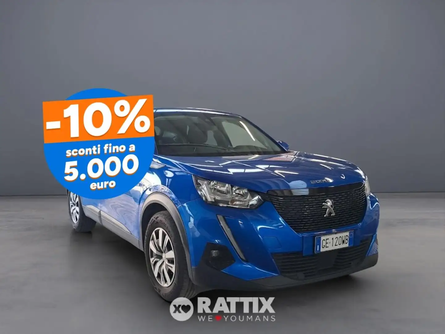 Peugeot 2008 1.2 Puretech 100CV Active Blauw - 1