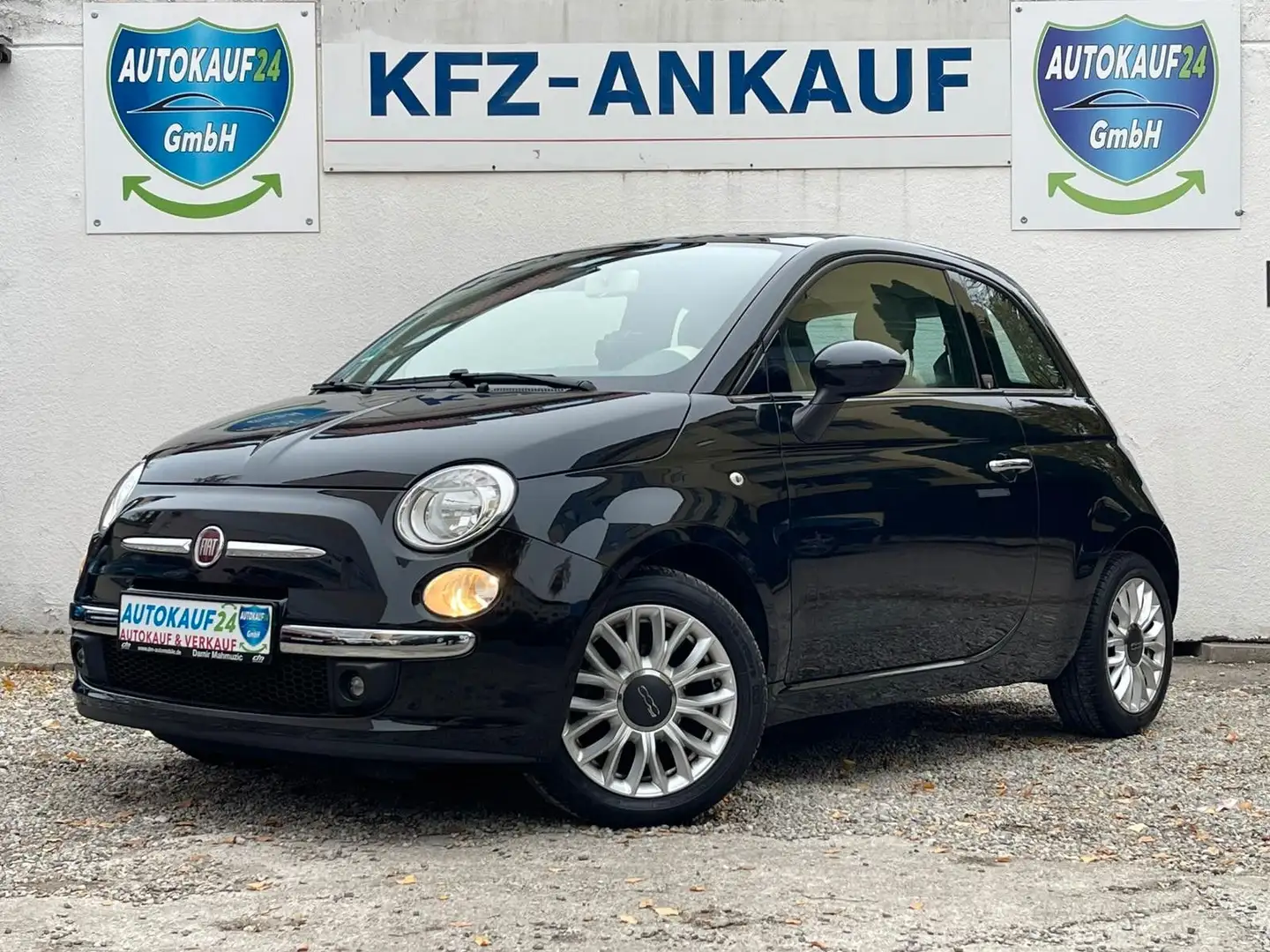 Fiat 500 * NAVI*PANORAMA*Einparkhilfe* Schwarz - 1
