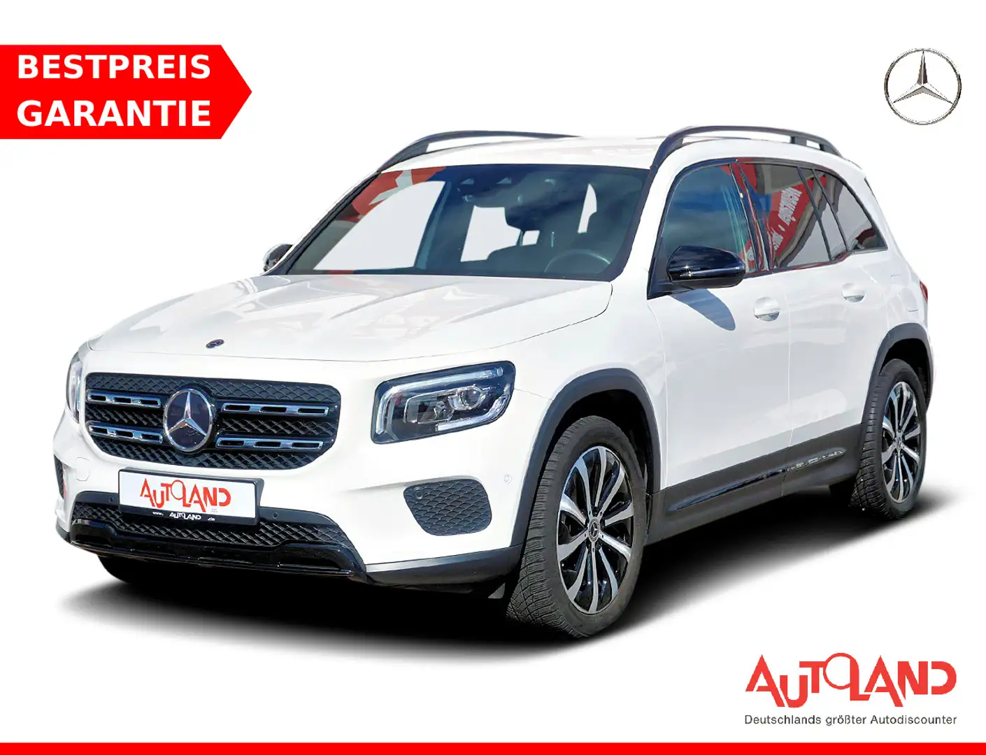 Mercedes-Benz GLB 200 Progressive LED Navi Kamera Teilleder Blanc - 1