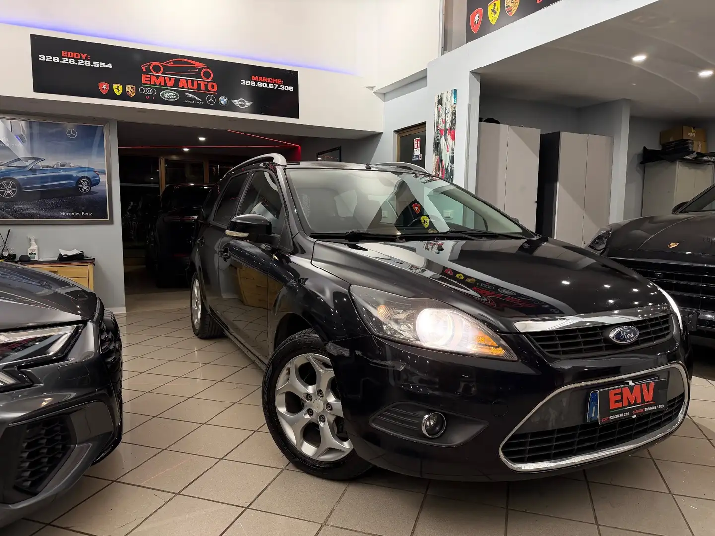 Ford Focus Focus 1.6 TDCi (110CV) SW Ikon DPF gancio traino Nero - 1