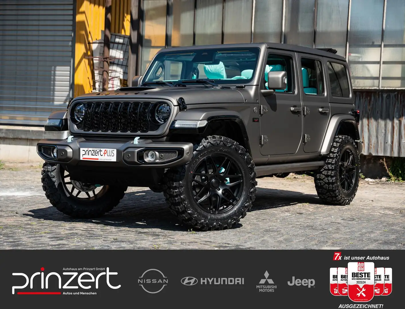 Jeep Wrangler 2.0 ULTIMA-Meisterstück !!!"h. grade"!!! Grau - 2
