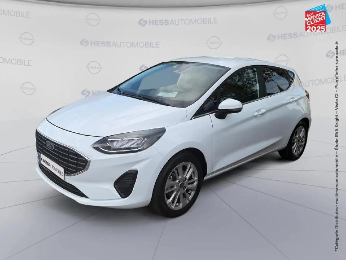 Ford Fiesta 1.0 Flexifuel 95ch Titanium Business 5p Radar AR Blanc - 1
