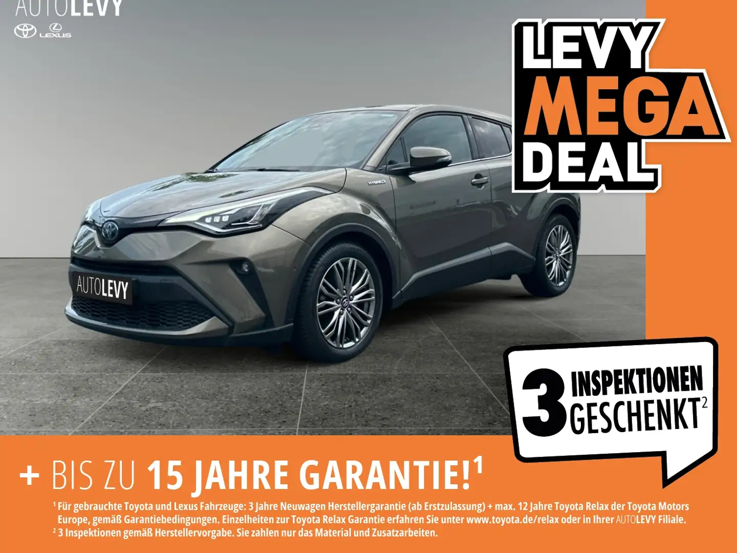 Toyota C-HR 1.8 Hybrid Lounge *KLIMA*NAVI*LEDER*18''*SHZ Bronze - 1