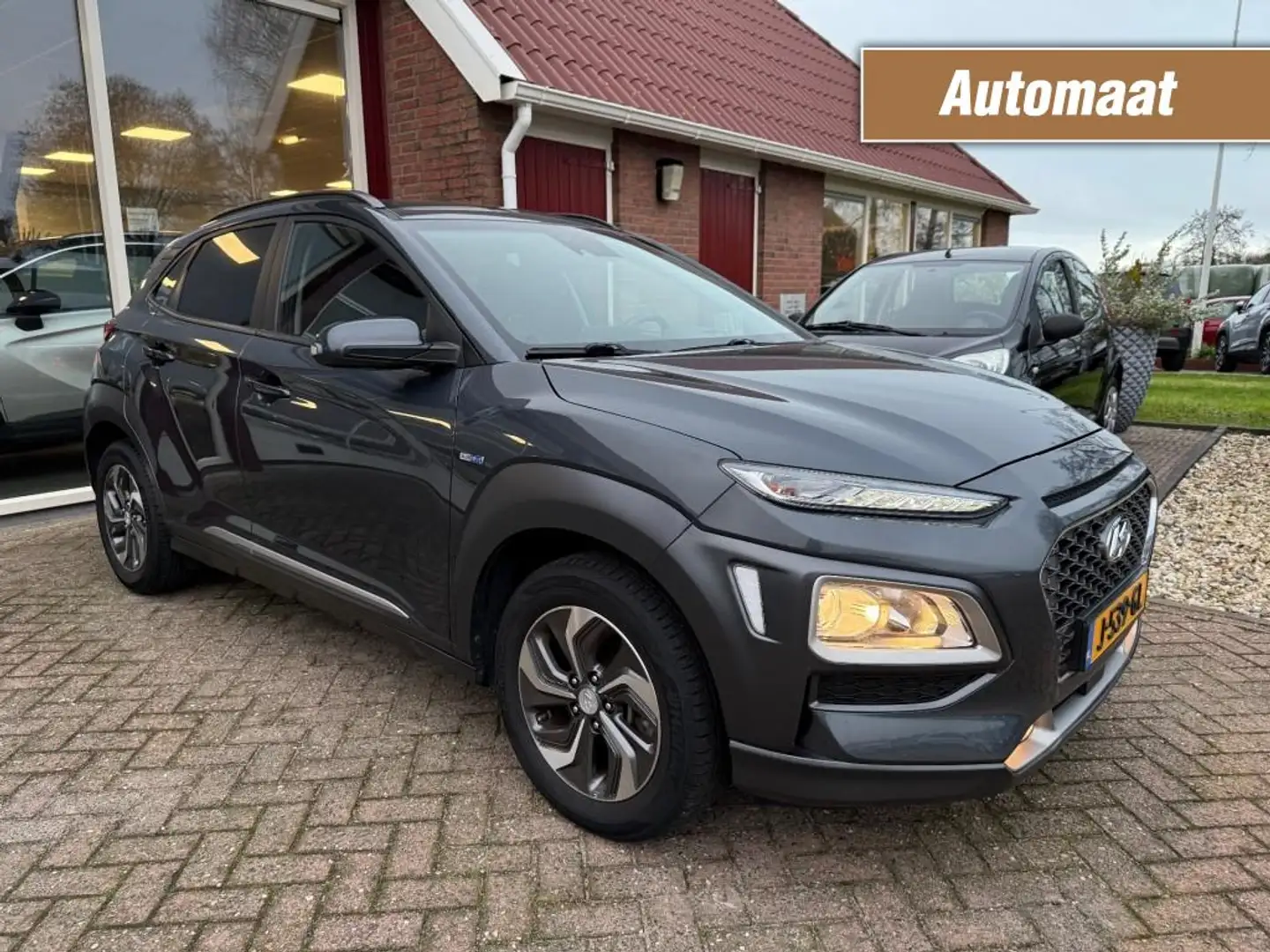 Hyundai KONA 1.6 GDI HEV FASHION HYBRID AUTOMAAT!  ADAPTIEVE CR Grijs - 1