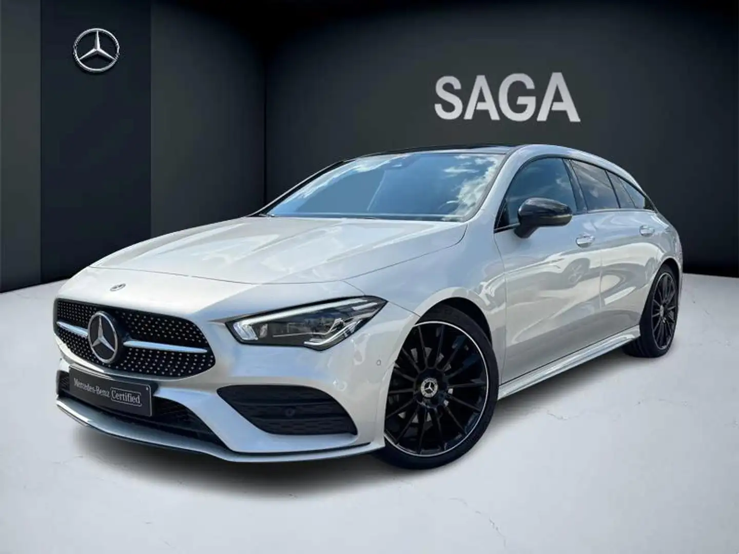 Mercedes-Benz CLA 180 180 d Shooting Brake AMG Line Argent - 1