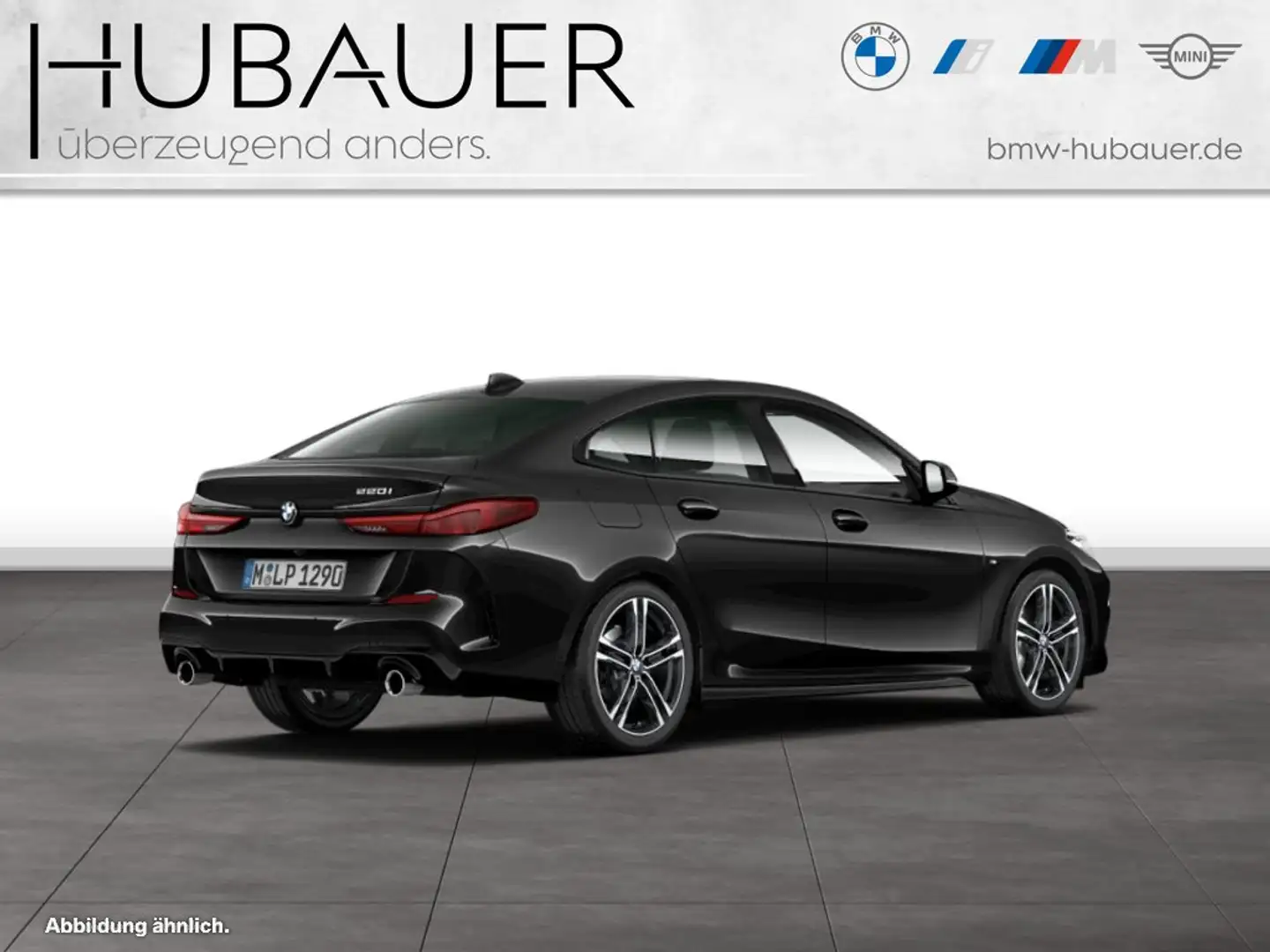 BMW 220 i Gran Coupé [M Sport, HK Sound, ACC, RFK] Noir - 2