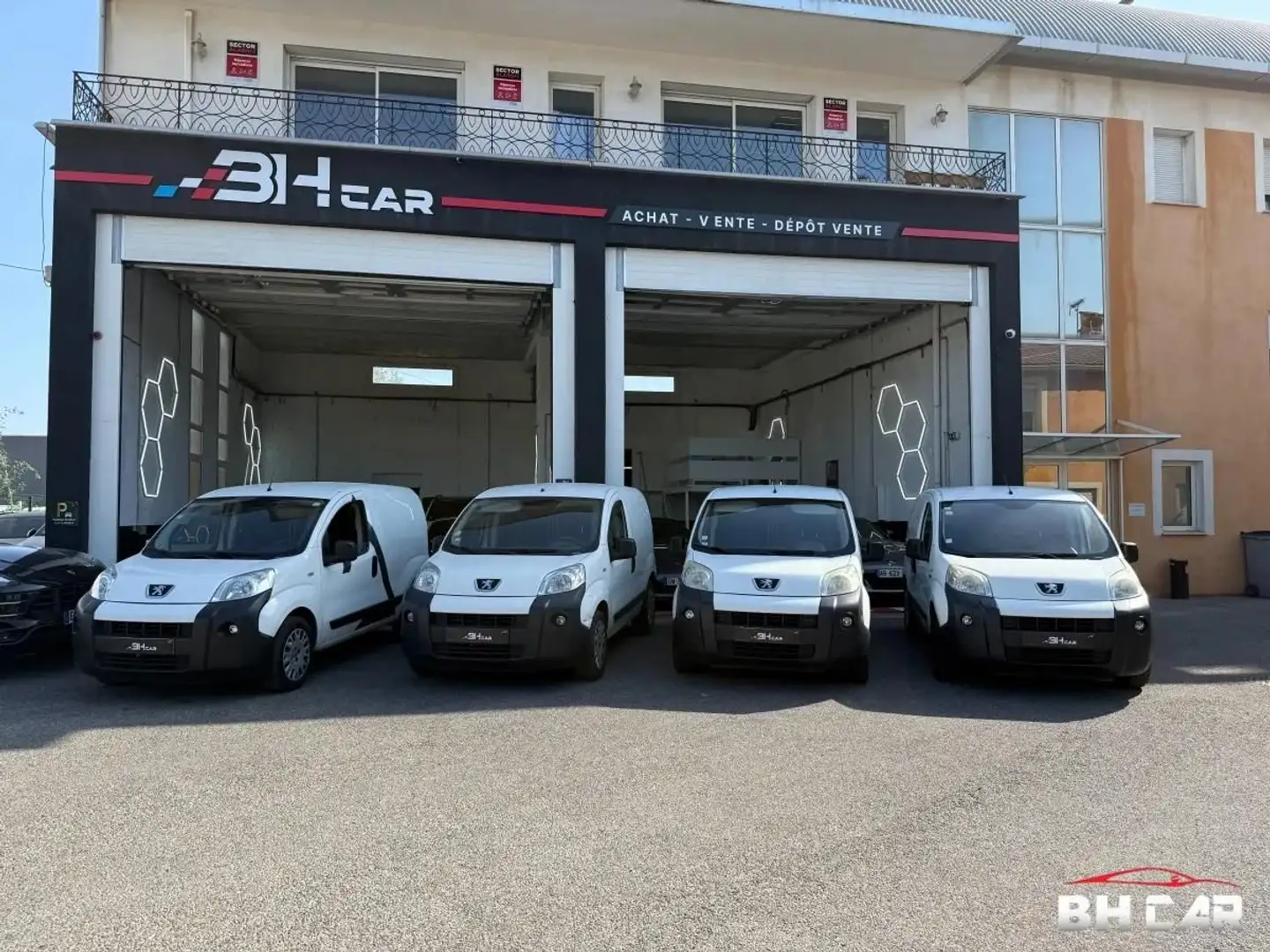 Peugeot Bipper LOT DE 4 DIVISIBLES 1.3 HDI 75cv Blanc - 2
