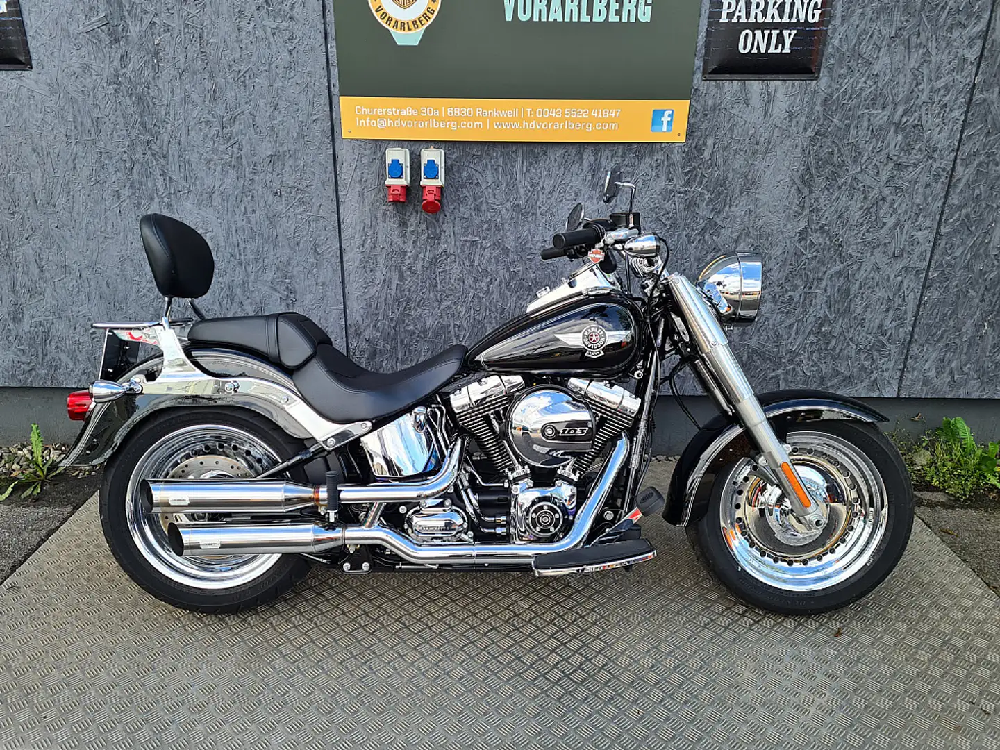 Harley-Davidson Softail Softail Fat Boy FLSTF Czarny - 2