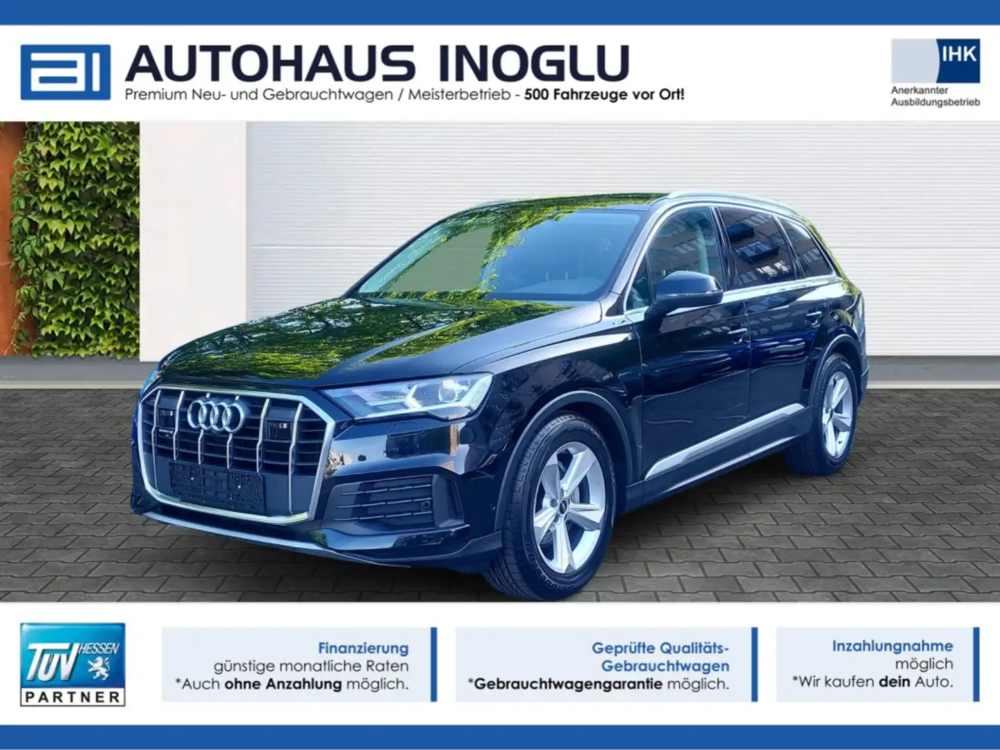 Audi Q7 45 TDI quattro Tiptronic Navi+Leder+AHK+R-Kam+ACC+ Negru - 1