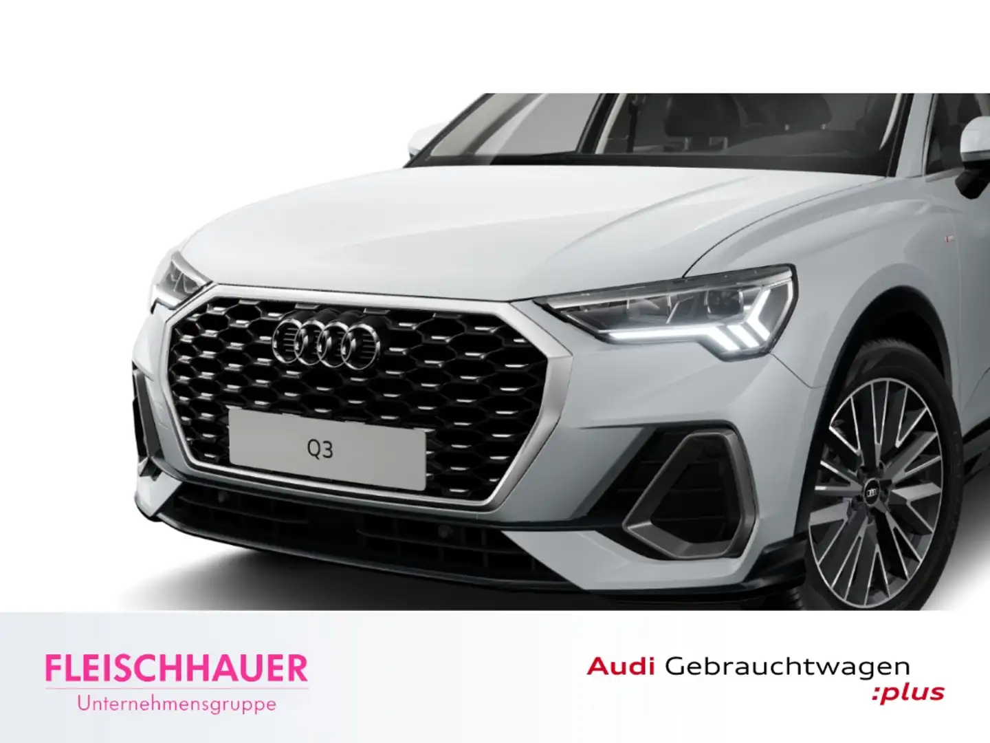 Audi Q3 Sportback 35 TFSI S line 1.5 Navi+LED+AHK+App+ACC+ Weiß - 2