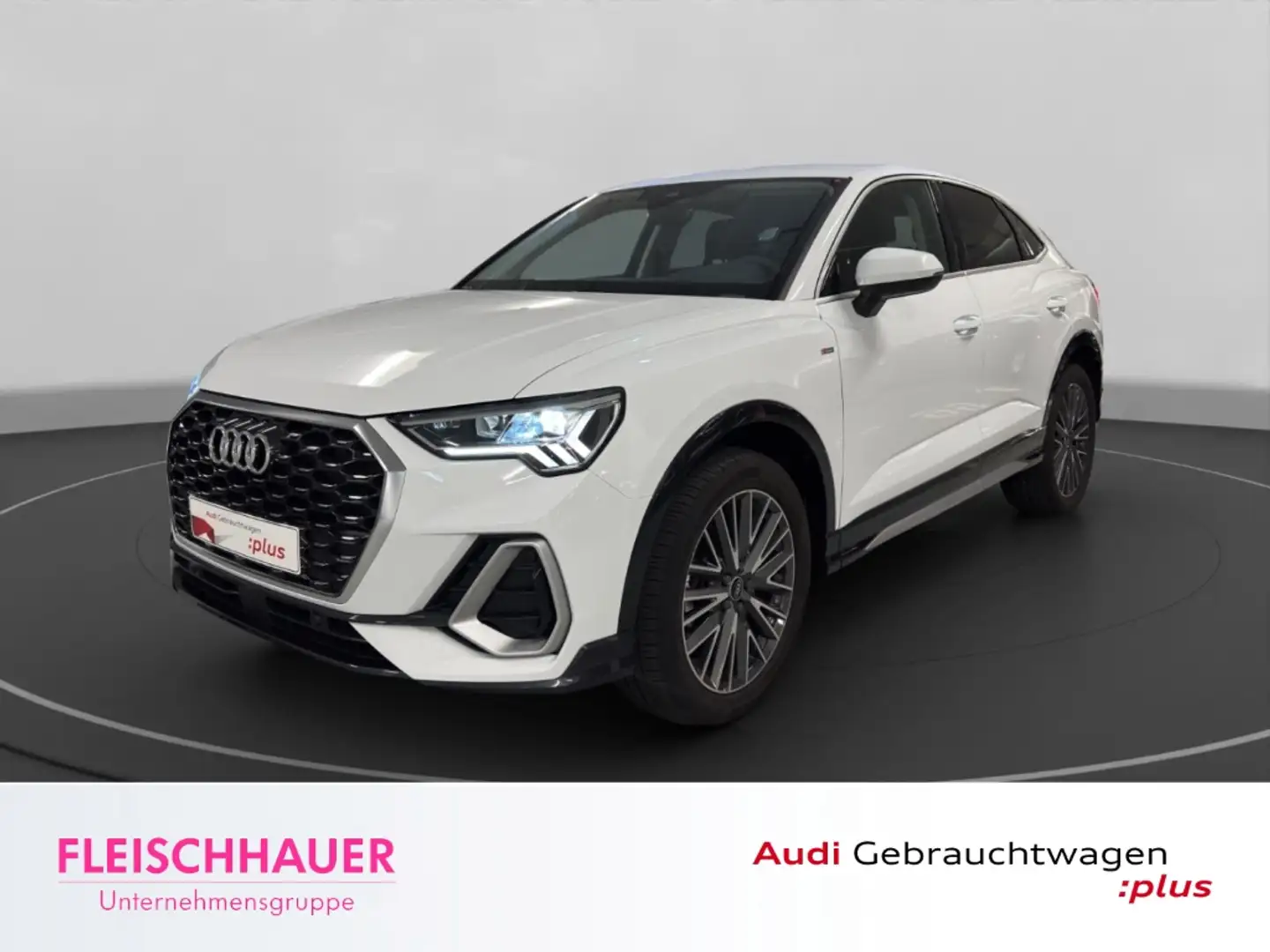 Audi Q3 Sportback 35 TFSI S line 1.5 Navi+LED+AHK+App+ACC+ Weiß - 1
