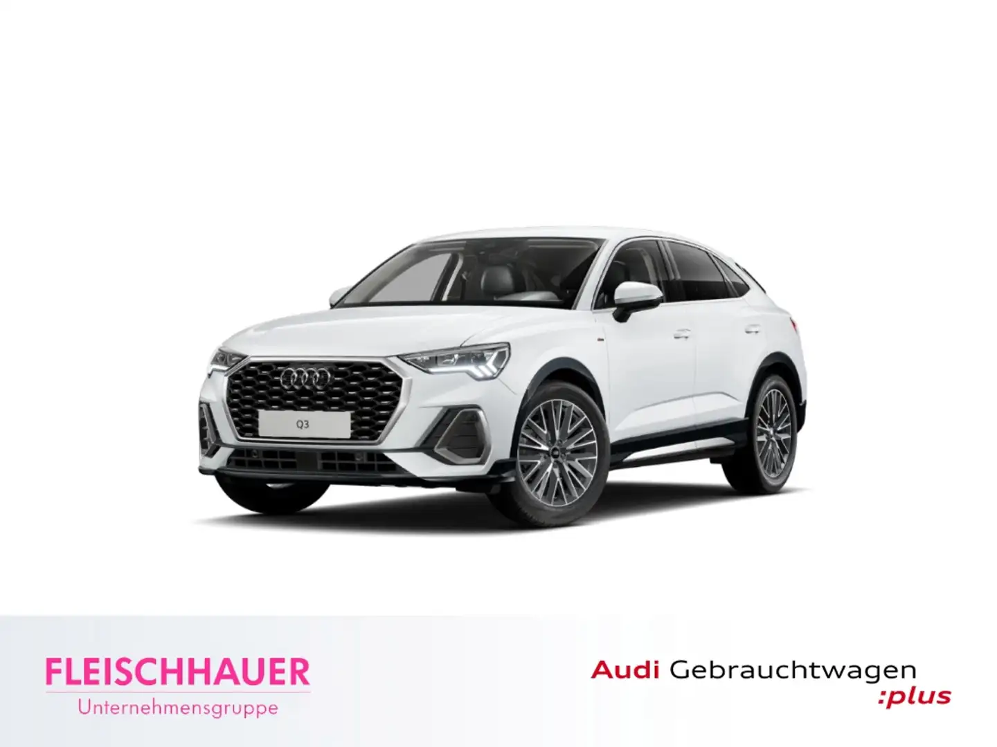 Audi Q3 Sportback 35 TFSI S line 1.5 Navi+LED+AHK+App+ACC+ Weiß - 1