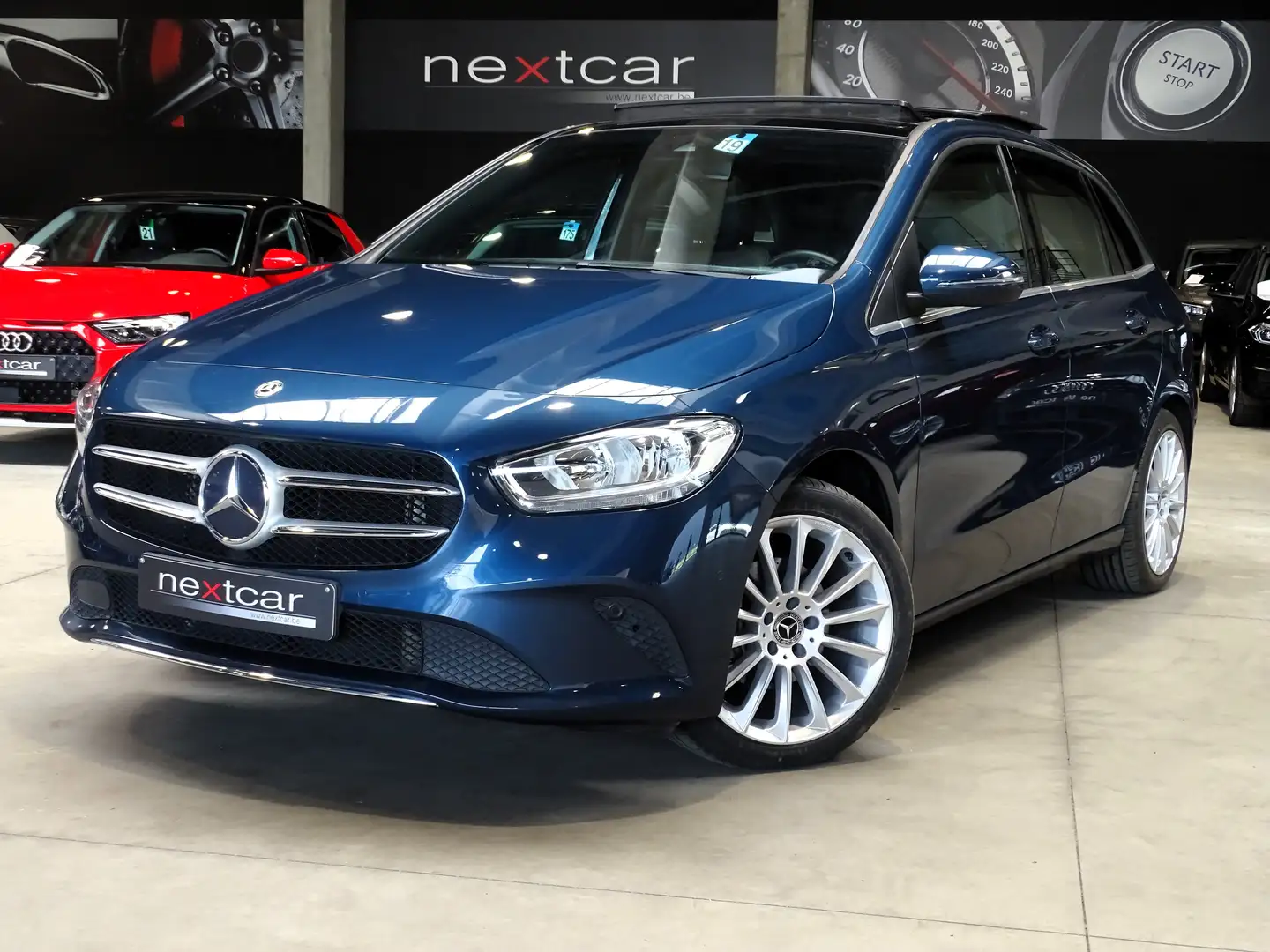 Mercedes-Benz B 180 7G TRONIC *WIDESCREEN-CRUISE-PARKTRONIC-NAVI* Blauw - 1