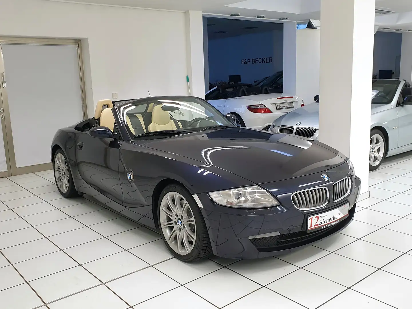 BMW Z4 Roadster 3.0si Automatik Leder Navi Open Air PDC Blau - 2