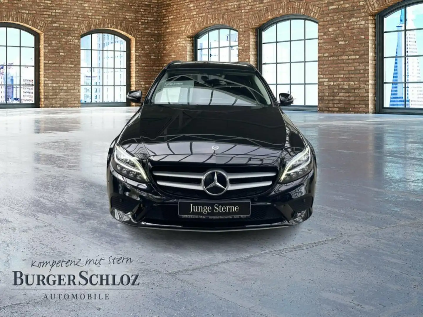 Mercedes-Benz C 180 d T-Modell PDC Navi AUT KlimaA LED LM SHZ Schwarz - 2