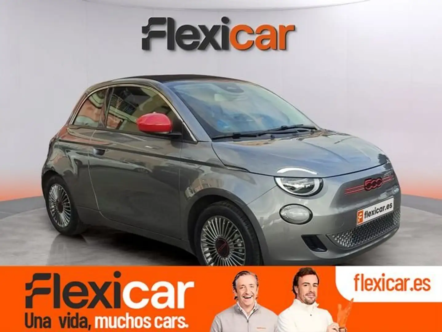 Fiat 500 Red Cabrio 185km 70kW (95CV) Gris - 1