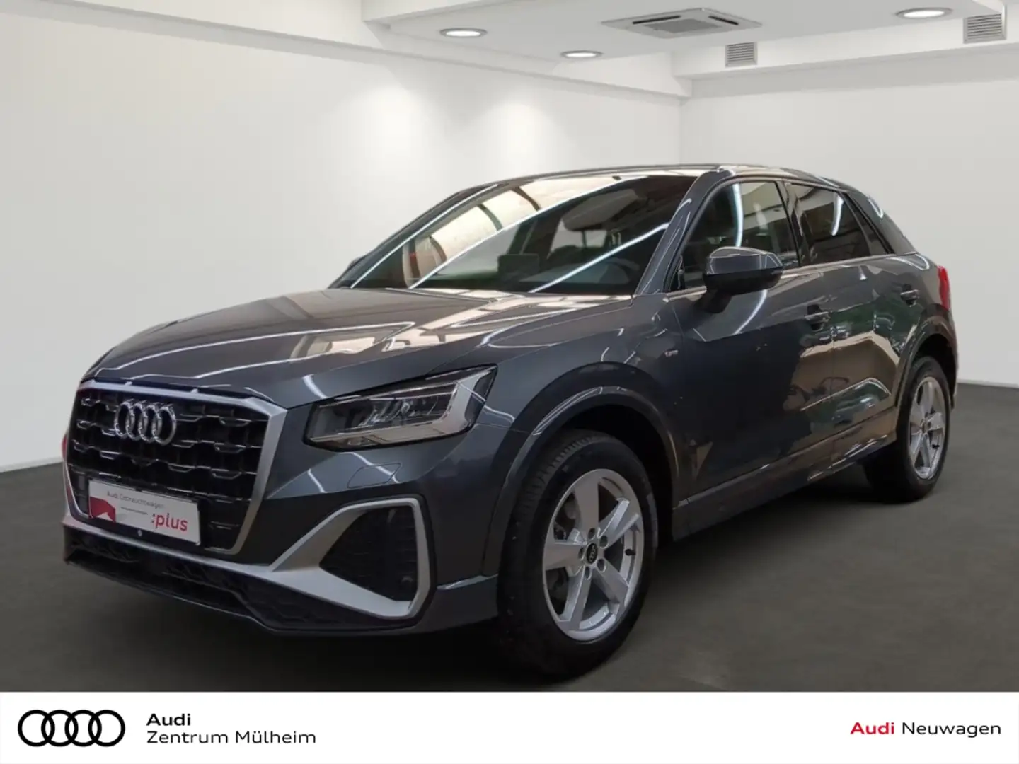 Audi Q2 30 TFSI S line Navi LED Sportsitze Einparkhilfe Grijs - 2