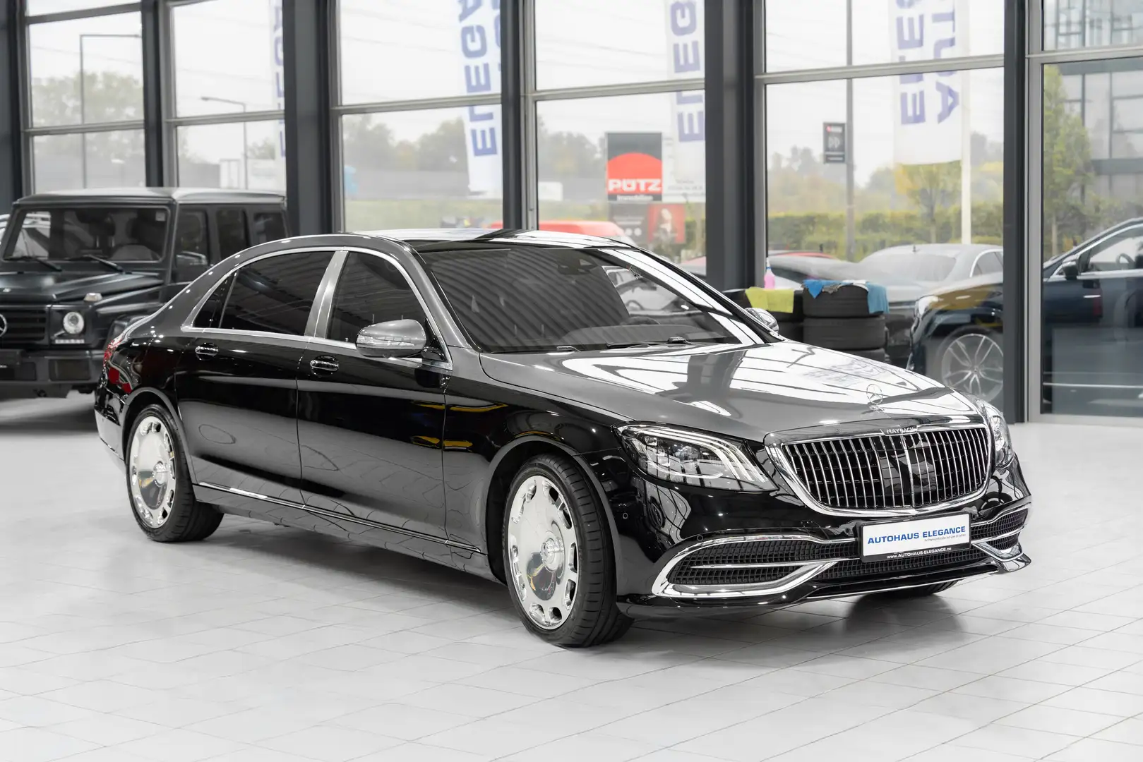 Mercedes-Benz S 560 4Matic MAYBACH*CHAUFFEUR-PAKET*NACHTSICHT*TV*BURM Schwarz - 2