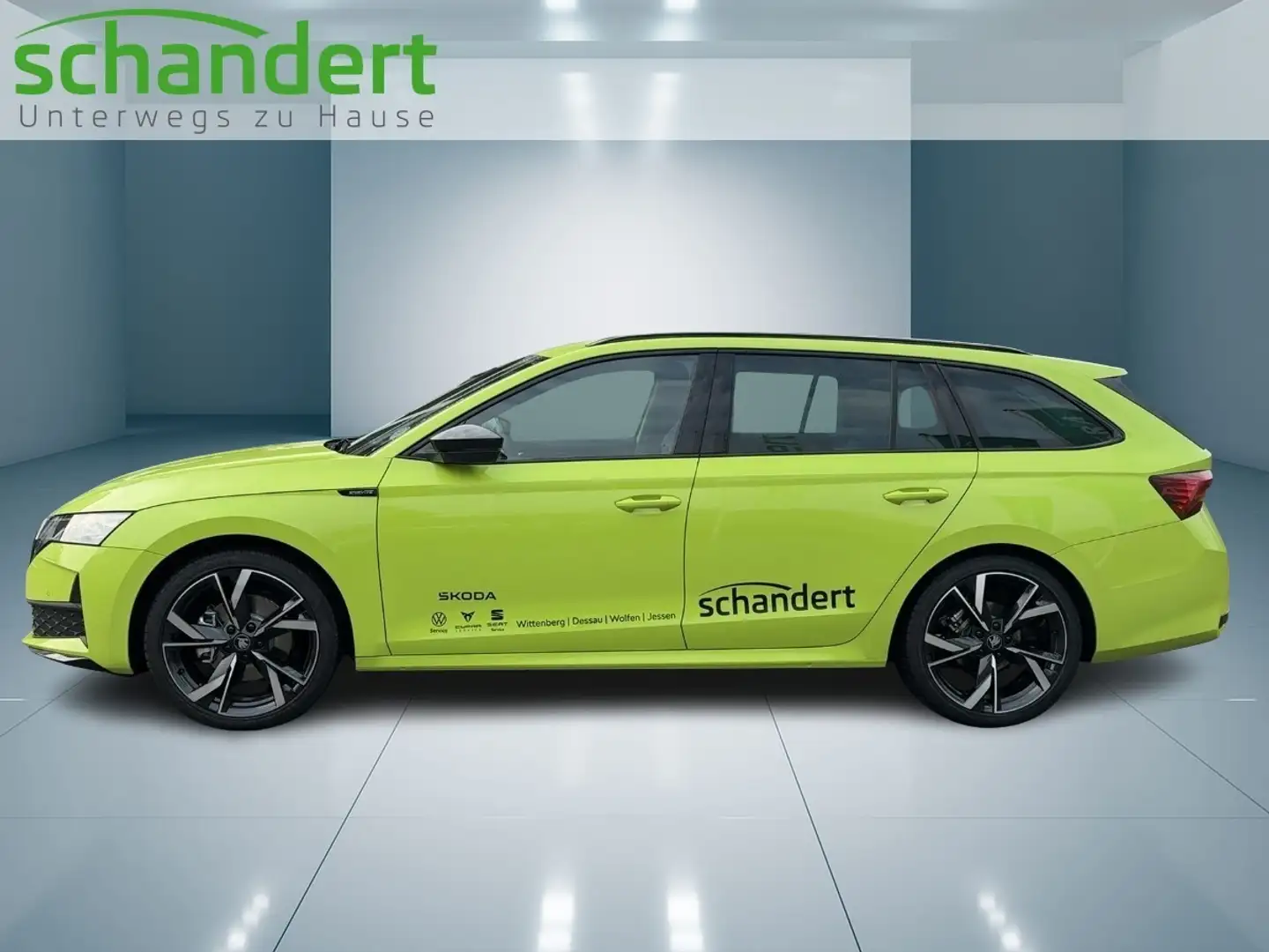 Skoda Octavia Combi 1.5 TSI Sportline DSG LED Navi Klimaautoma Vert - 2
