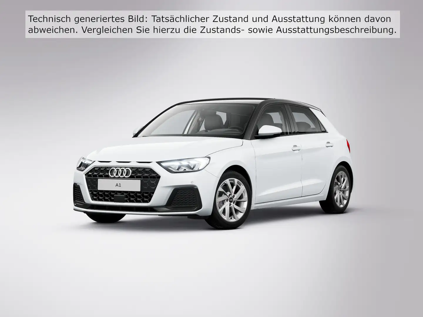 Audi A1 advanced 30 TFSI S tronic Blanc - 2