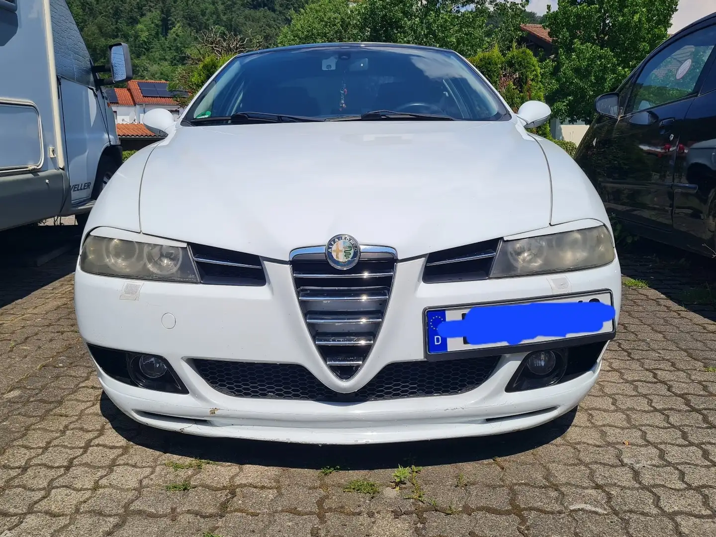 Alfa Romeo 156 2.4 JTD 20V Distinctive Blanc - 1