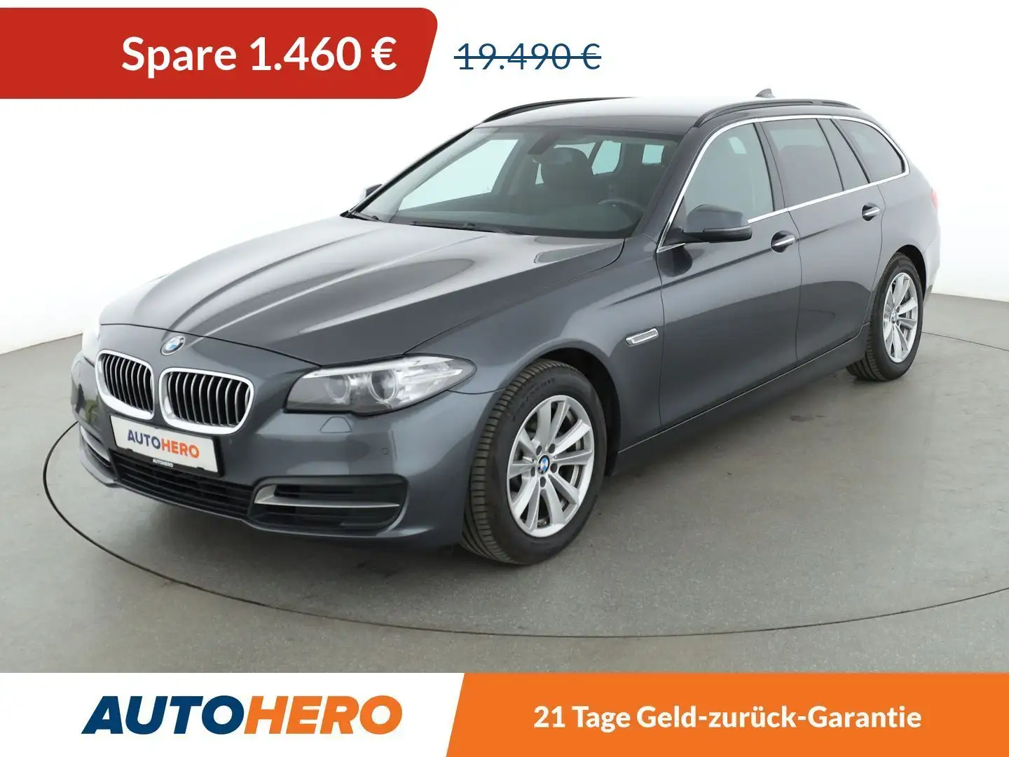 BMW 518 518d Aut.*NAVI*BI-XENON*TEMPO*PDC*SHZ* Grau - 1