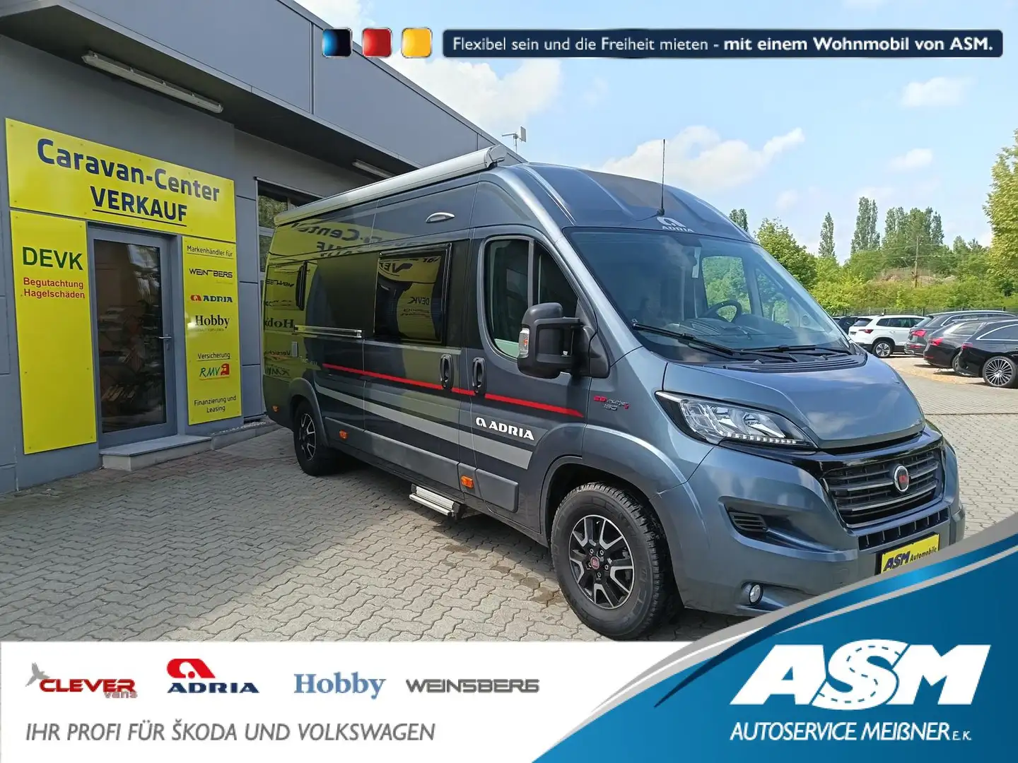 Adria Twin 640SLX Platinum*MARKISE*TV*SAT*FAHRRADTRÄG. Grijs - 1