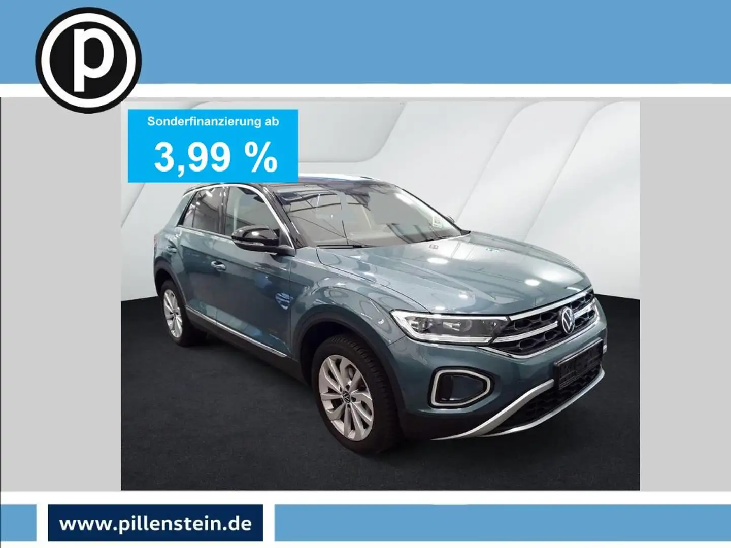 Volkswagen T-Roc STYLE 1.5 TSI DSG LED-PLUS AHK NAVI ACC Blau - 1