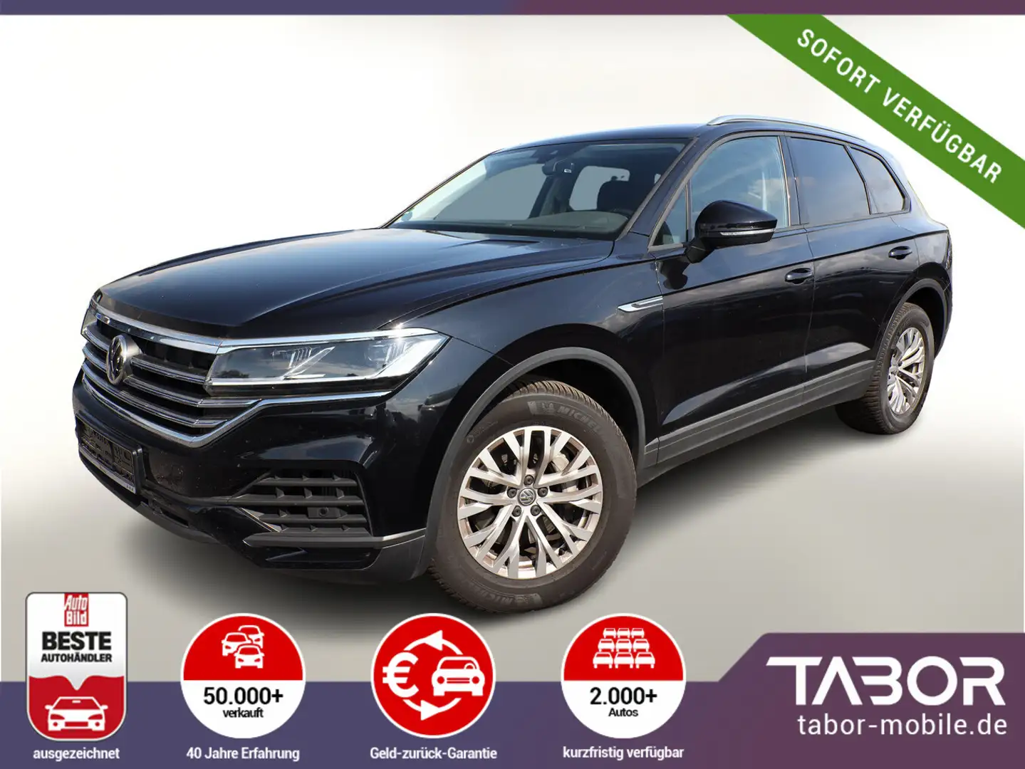 Volkswagen Touareg 3.0 V6 TSI 340 Aut. 4WD LED ACC Leder Schwarz - 1