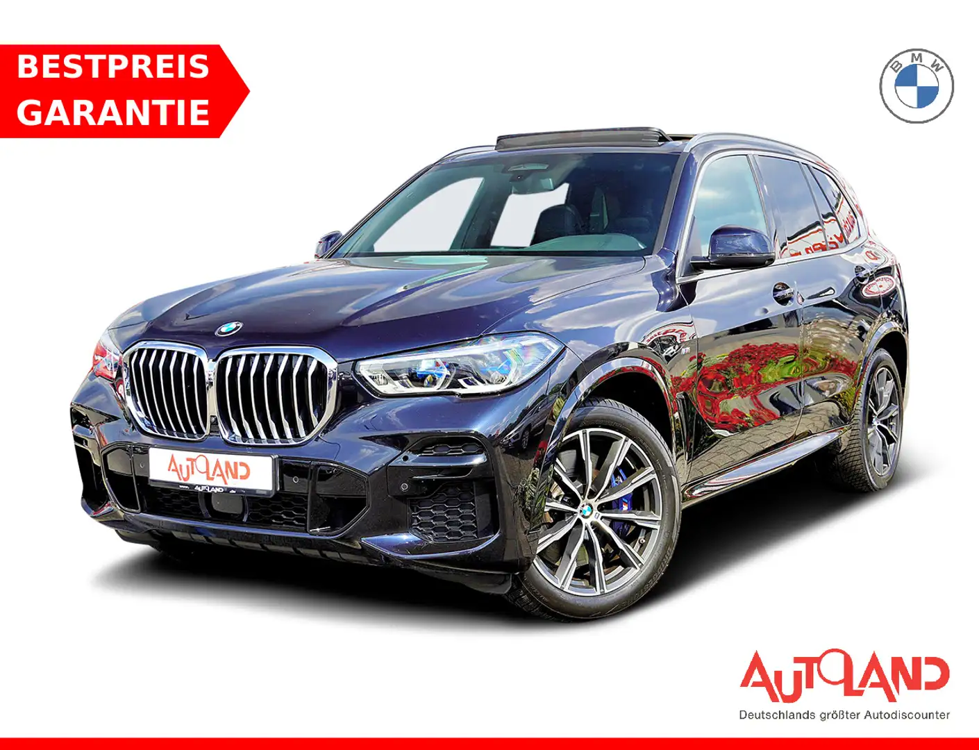 BMW X5 40d xDrive M Sport Aut. Laser ACC Navi Pano Bleu - 1