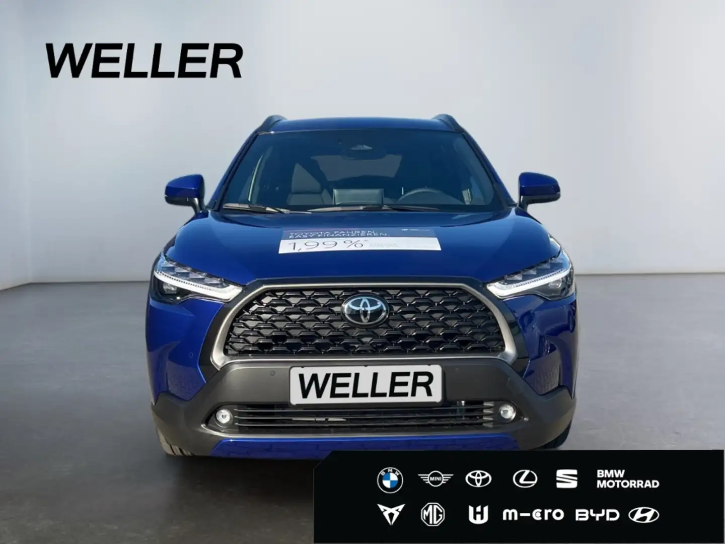 Toyota Corolla Cross 1,99% Finanz. Hybrid 1.8 Teamplayer *LED*ACC*CAM* Blau - 2