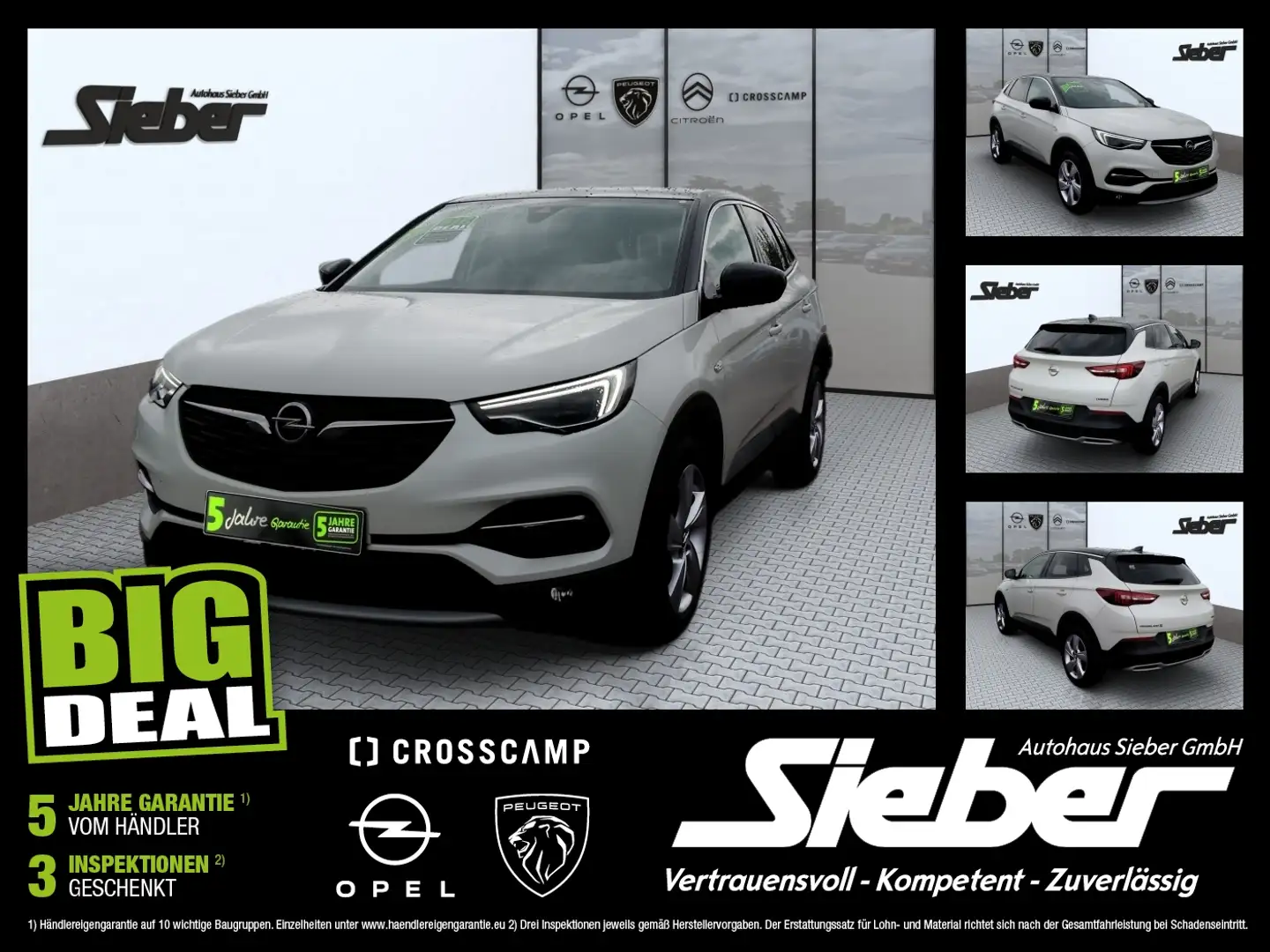 Opel Grandland Turbo INNOVATION Navi Kamera Sitzhzg Blanc - 1