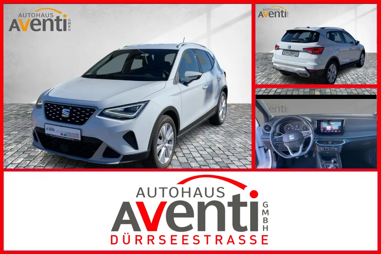 SEAT Arona Xperience Lane Assist*LED*KeyLess*W-Paket Білий - 1