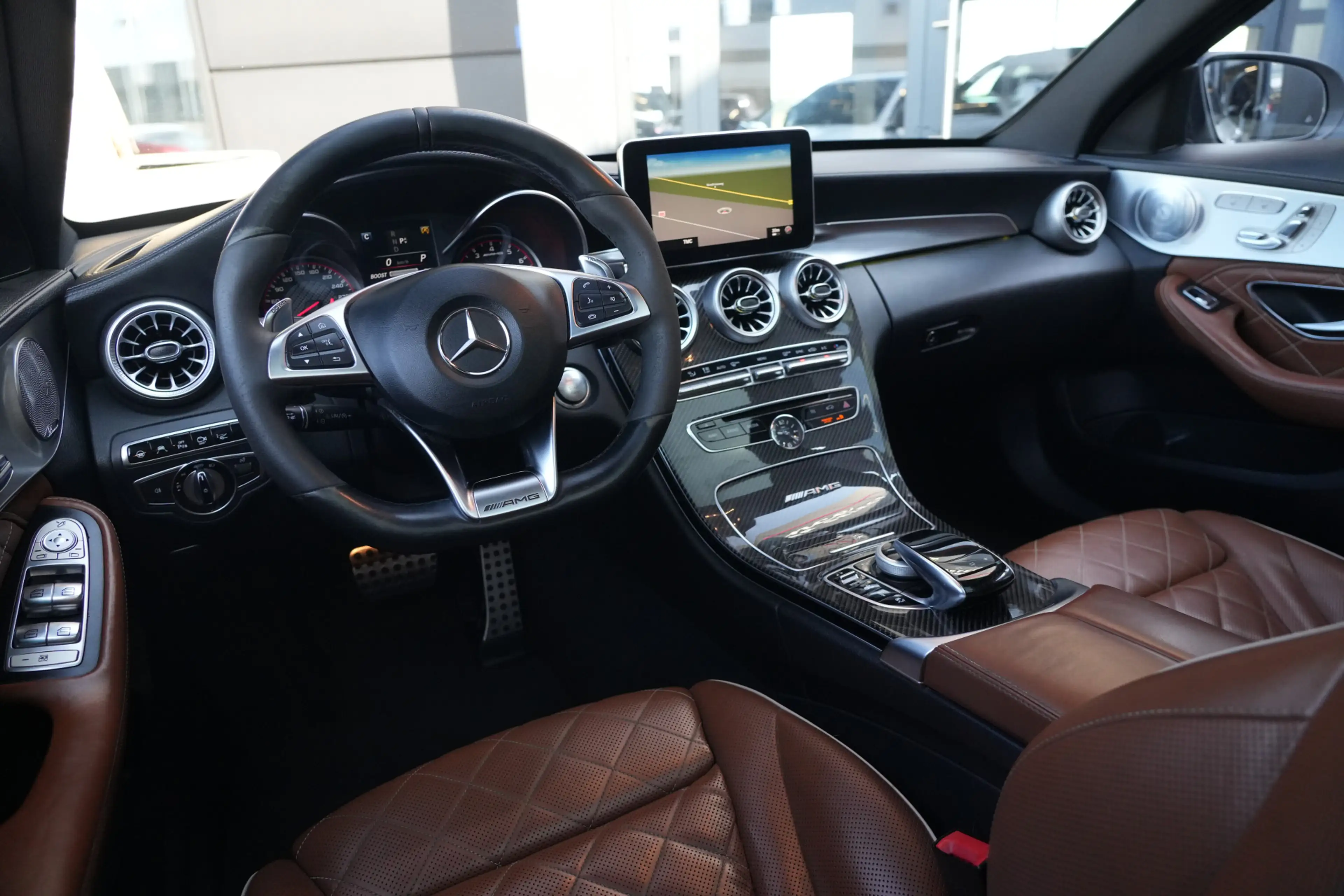 Mercedes-Benz C 63 AMG S 510pk Panoramadak/Burmester/360Camera — photo 12