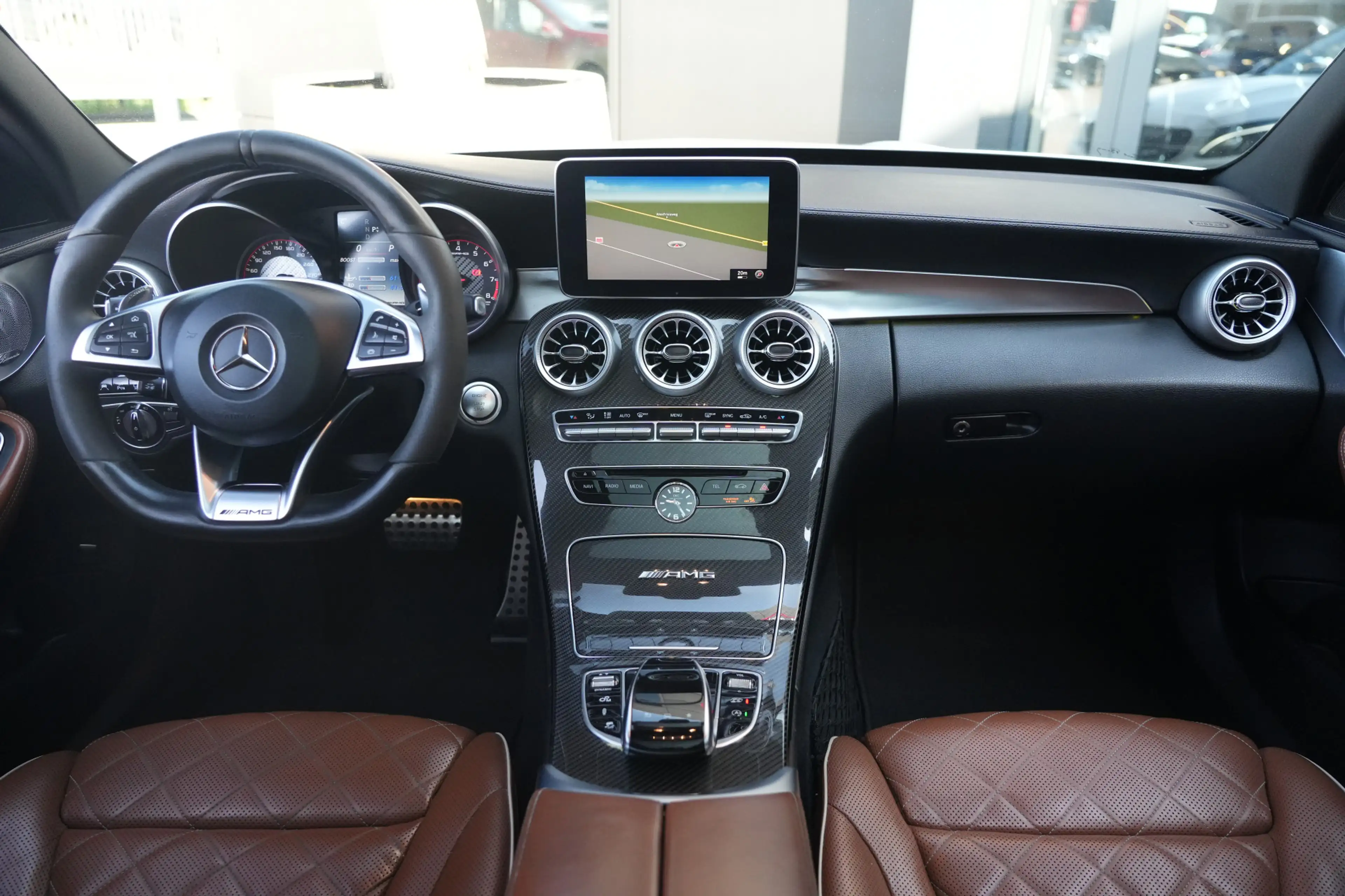 Mercedes-Benz C 63 AMG S 510pk Panoramadak/Burmester/360Camera — photo 3